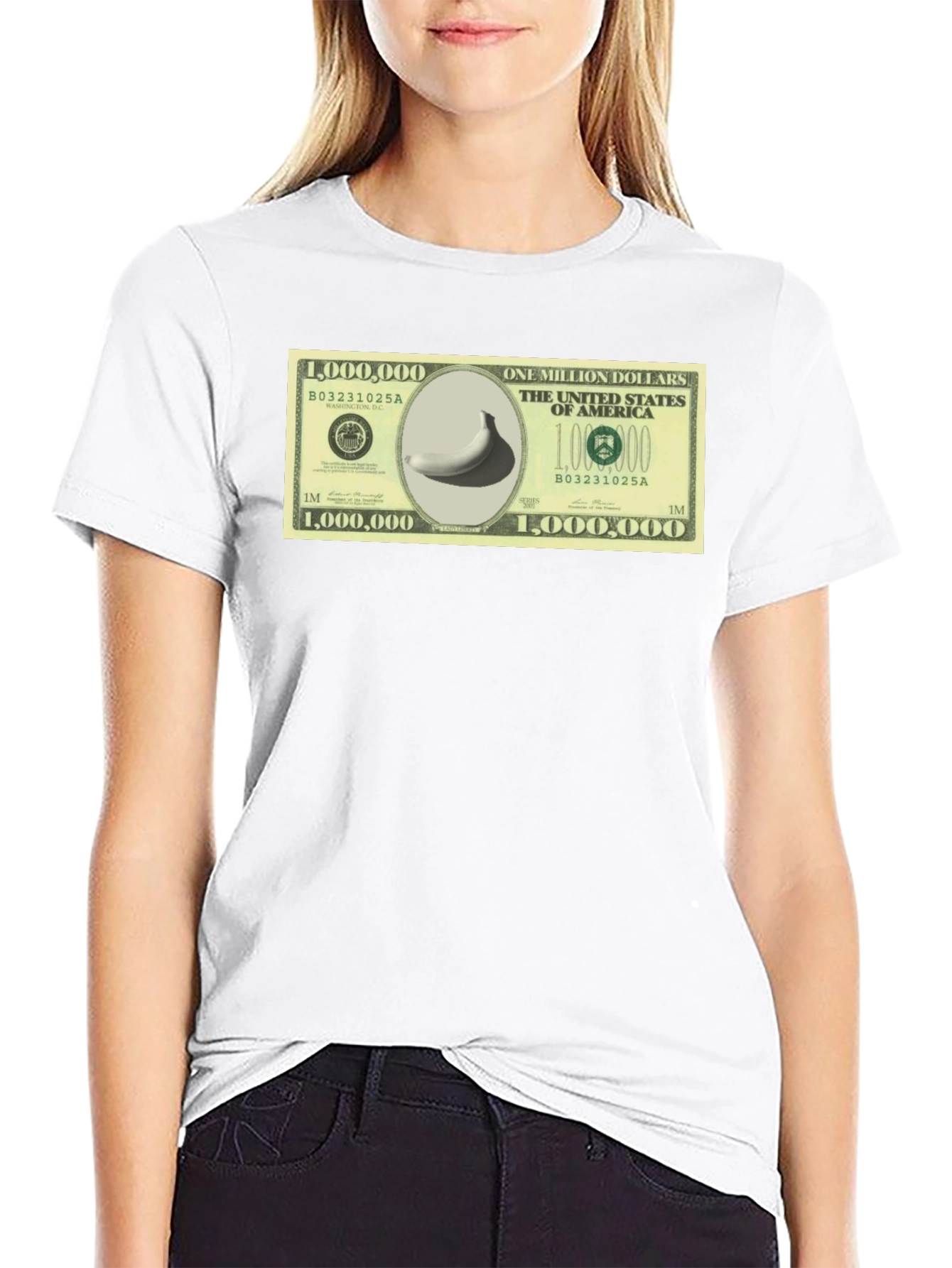 Black Million Dollar Banana T-Shirt - Funny Novelty Tee view 9