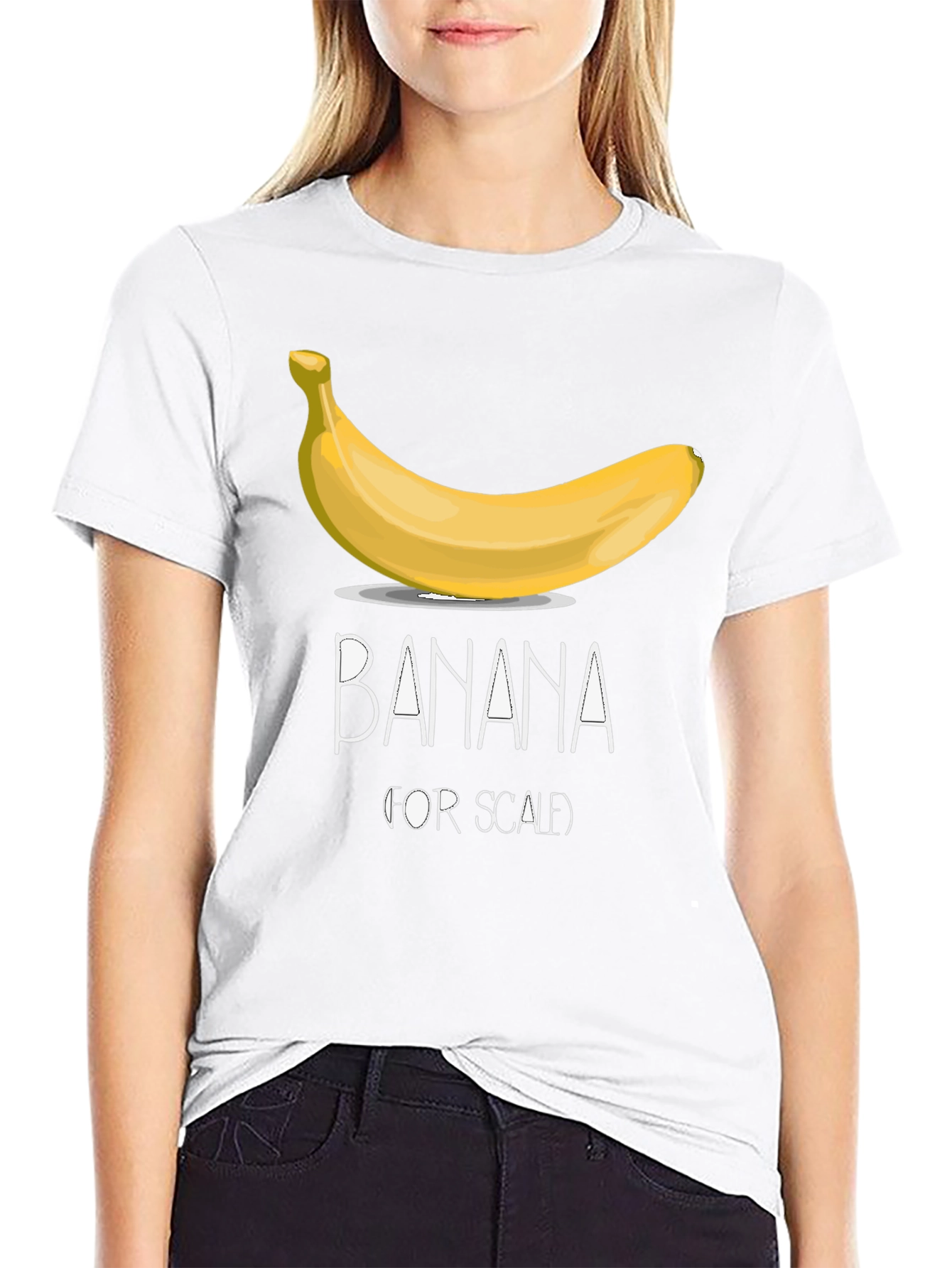 Black Banana For Scale Men's Graphic T-Shirt view 9