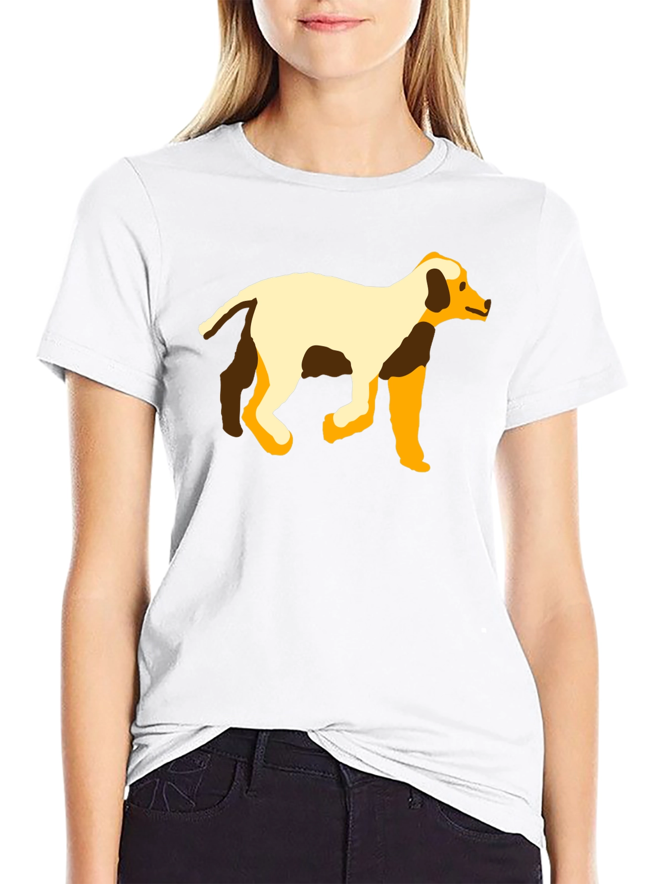 Black Dog Graphic Black T-Shirt view 9