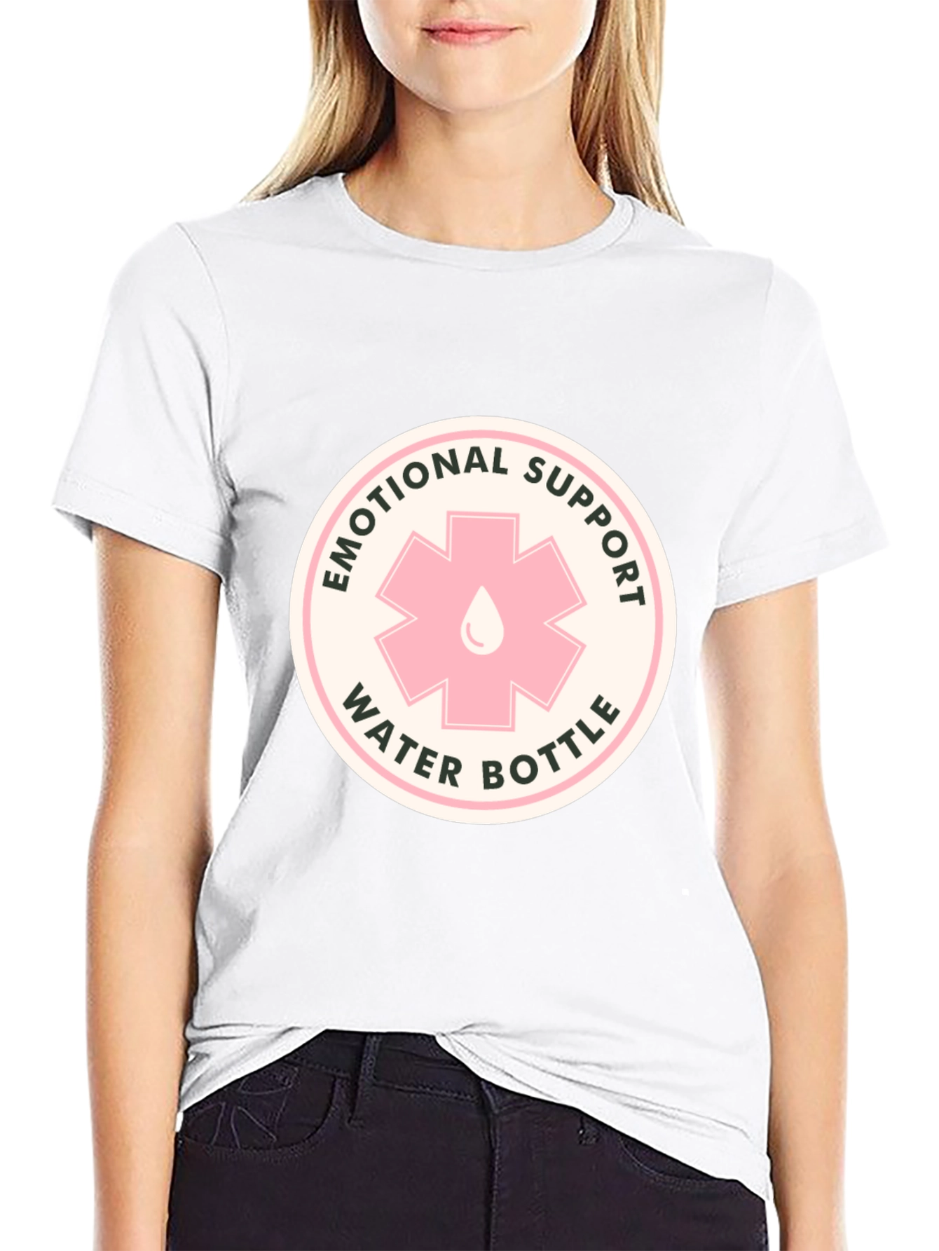 Emotional Support Water Bottle T-Shirt - 9