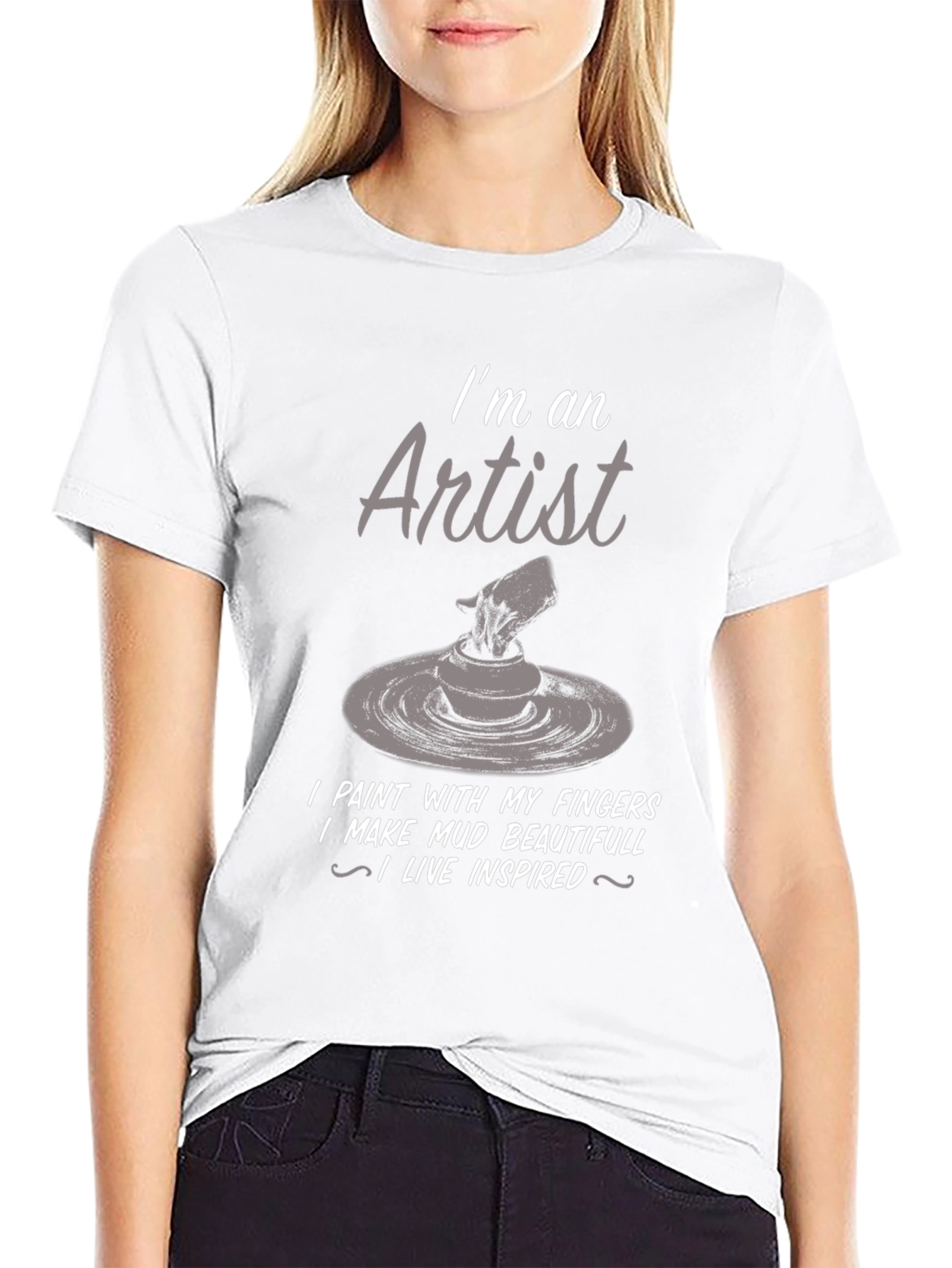 Artist T-Shirt: I Make Mud Beautiful - 9