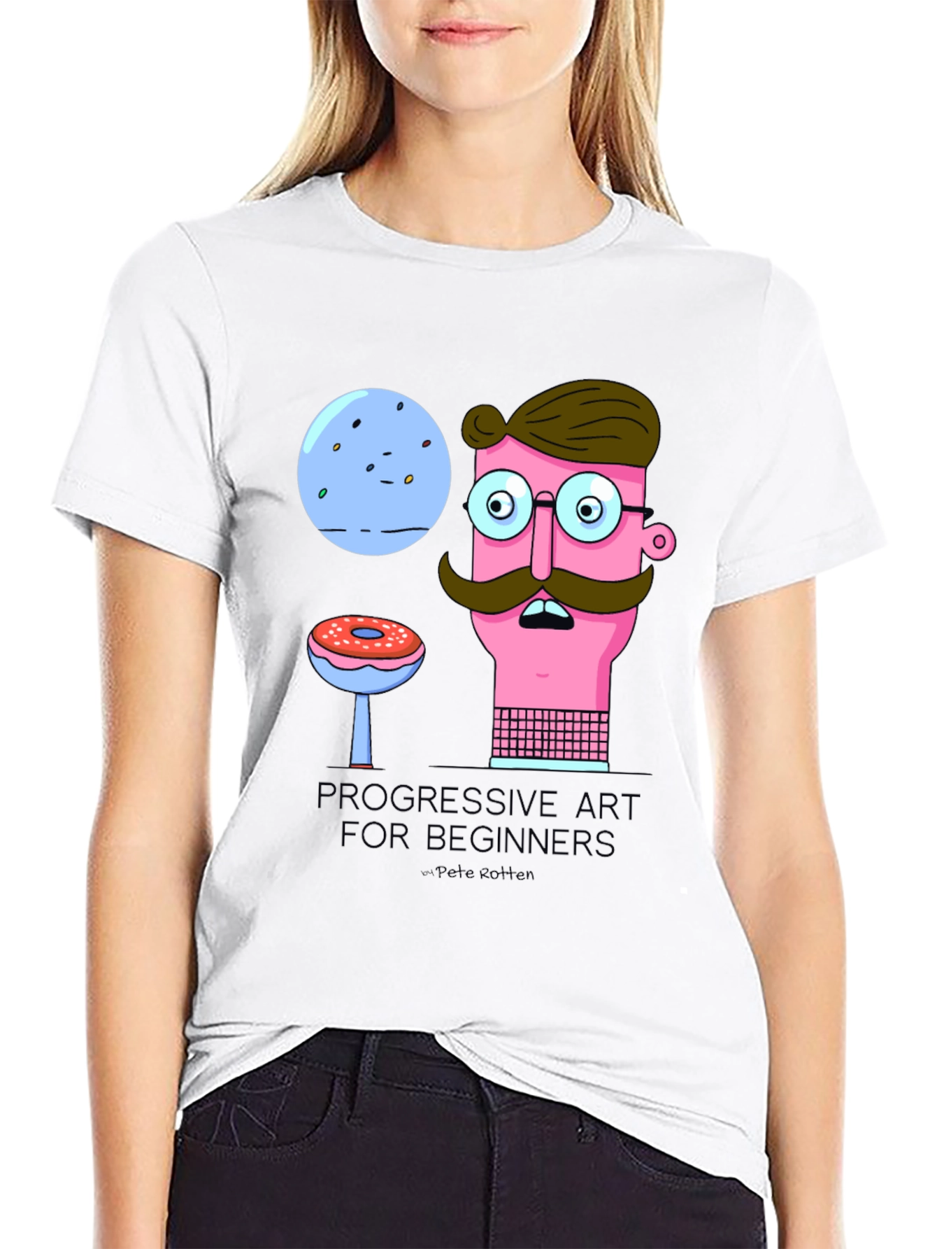 Black Progressive Art T-Shirt view 9