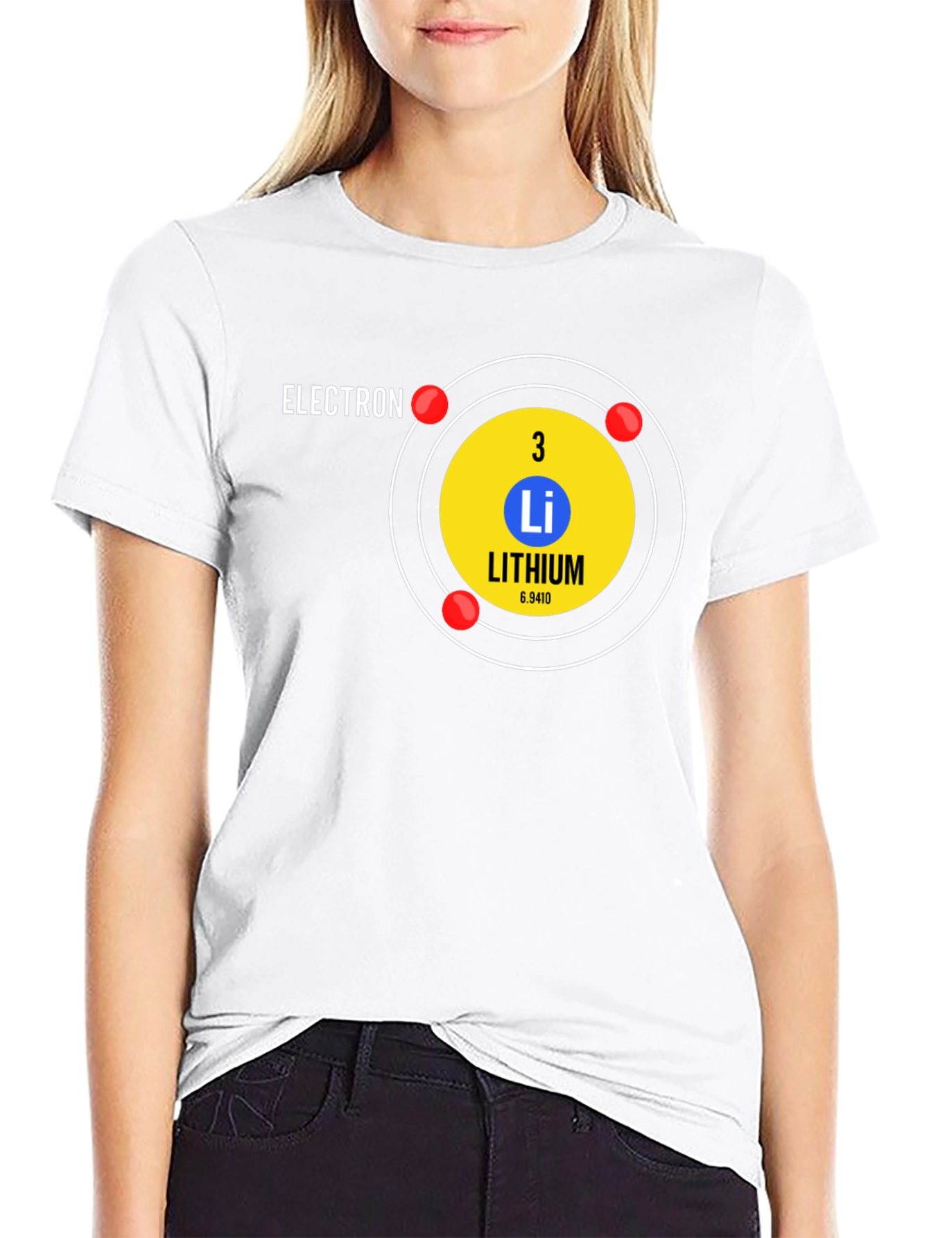 Lithium Atom T-Shirt - Science Geek Tee - 9