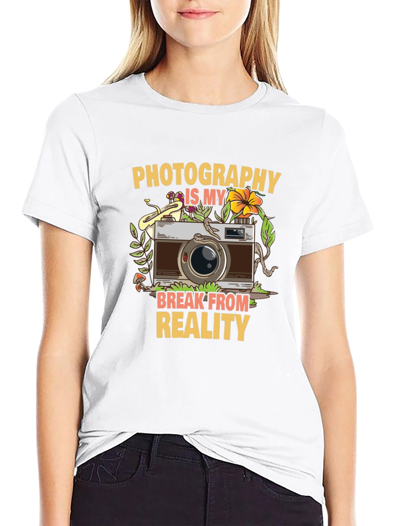 Black Photography is My Break From Reality T-Shirt view 9