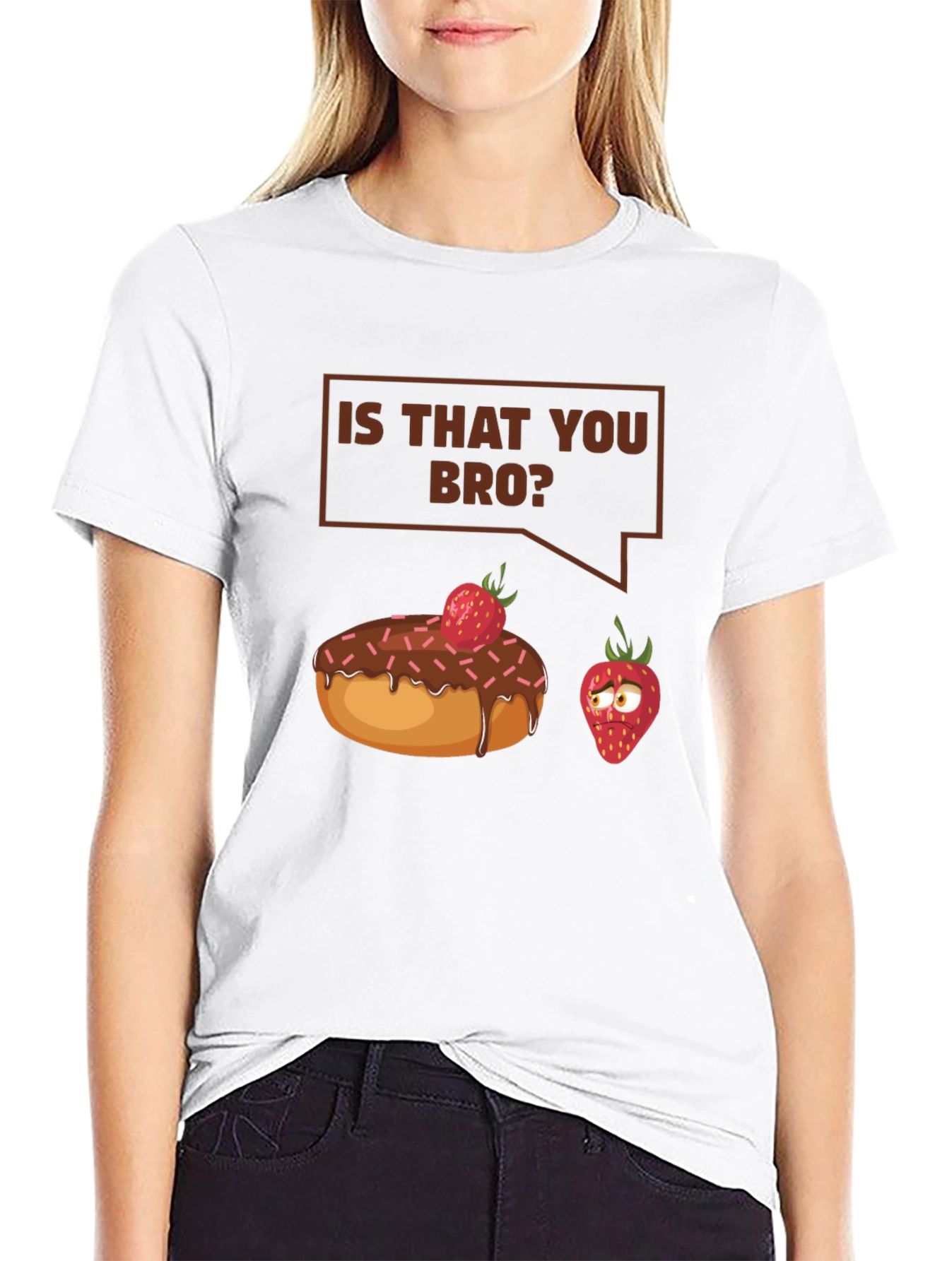 Black Is That You Bro? Funny T-Shirt view 9