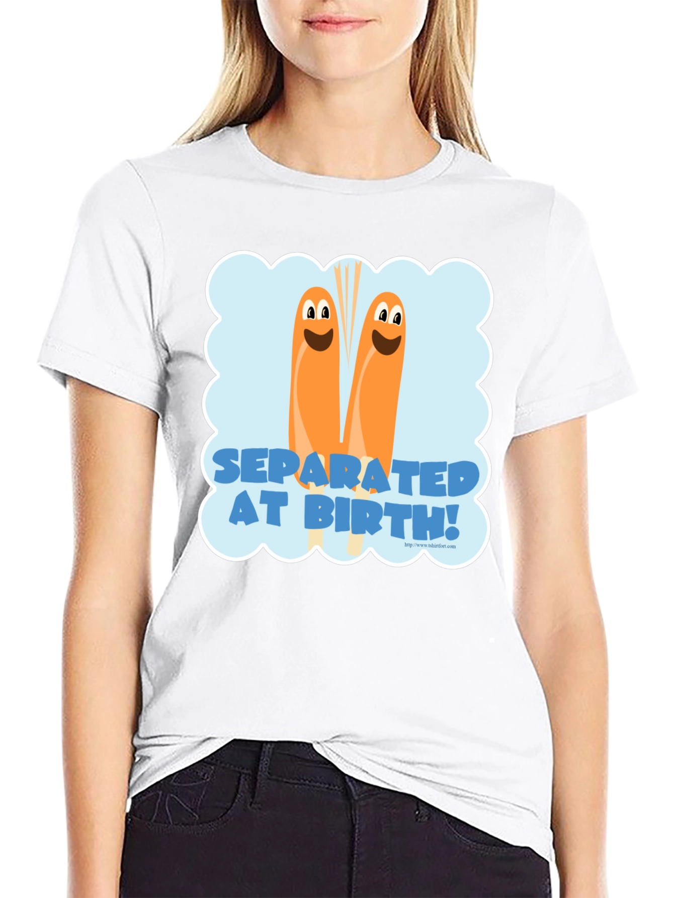 Black Separated at Birth Graphic T-Shirt - Funny Novelty Tee view 9