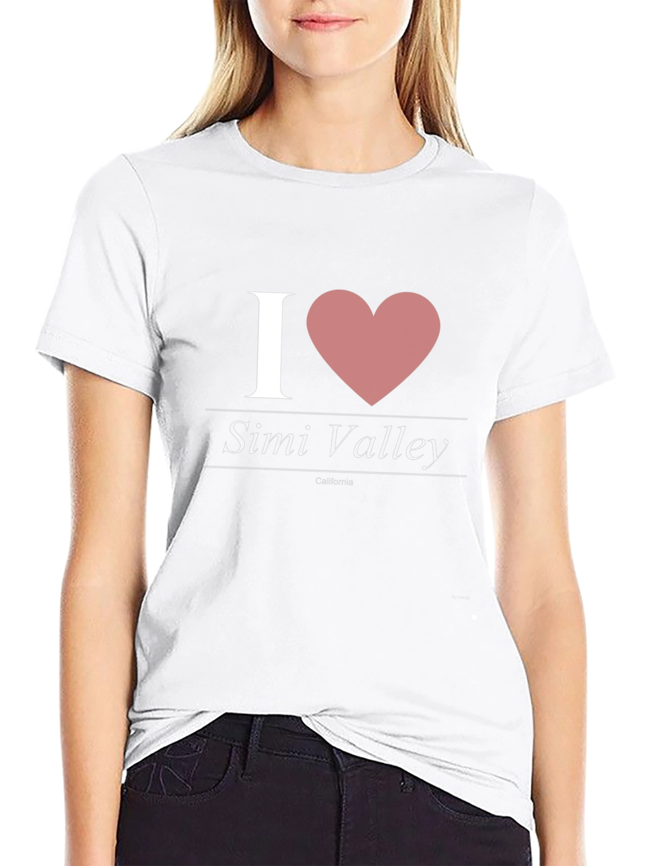 I Heart Simi Valley Black T-Shirt - 9