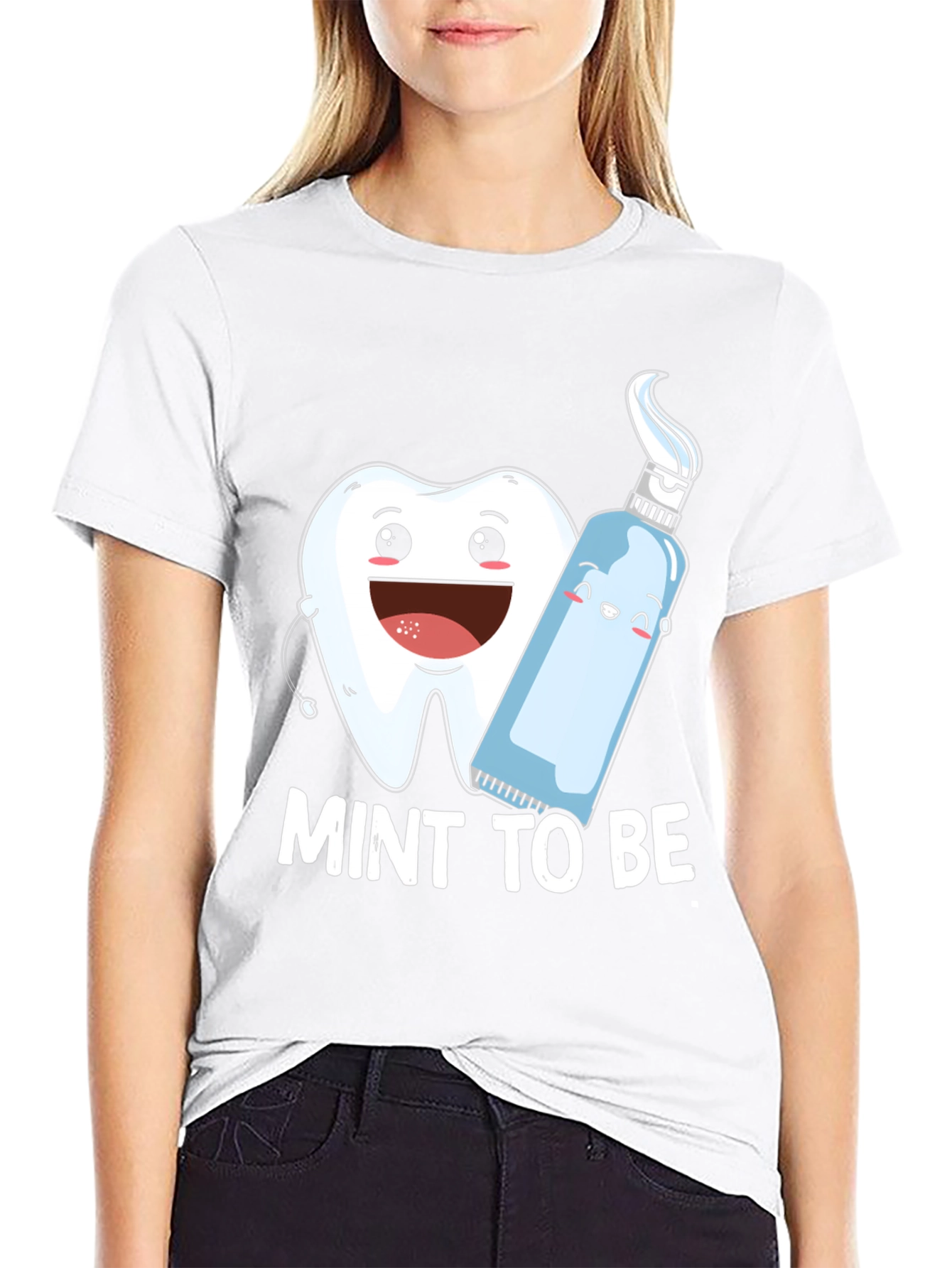 Black Mint To Be T-Shirt: Funny Dental Humor Tee view 9