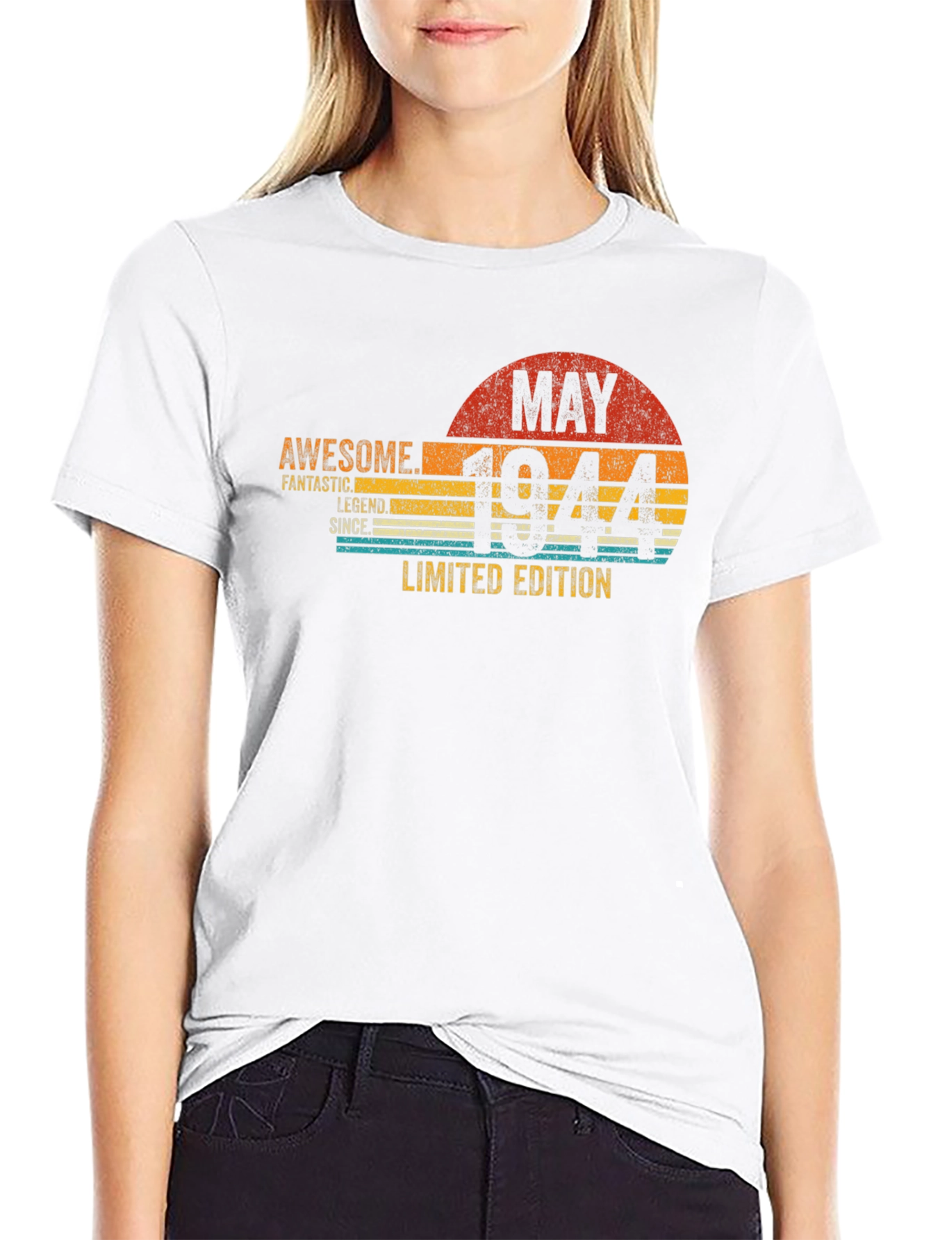Black Awesome May 1944 Limited Edition T-Shirt view 9
