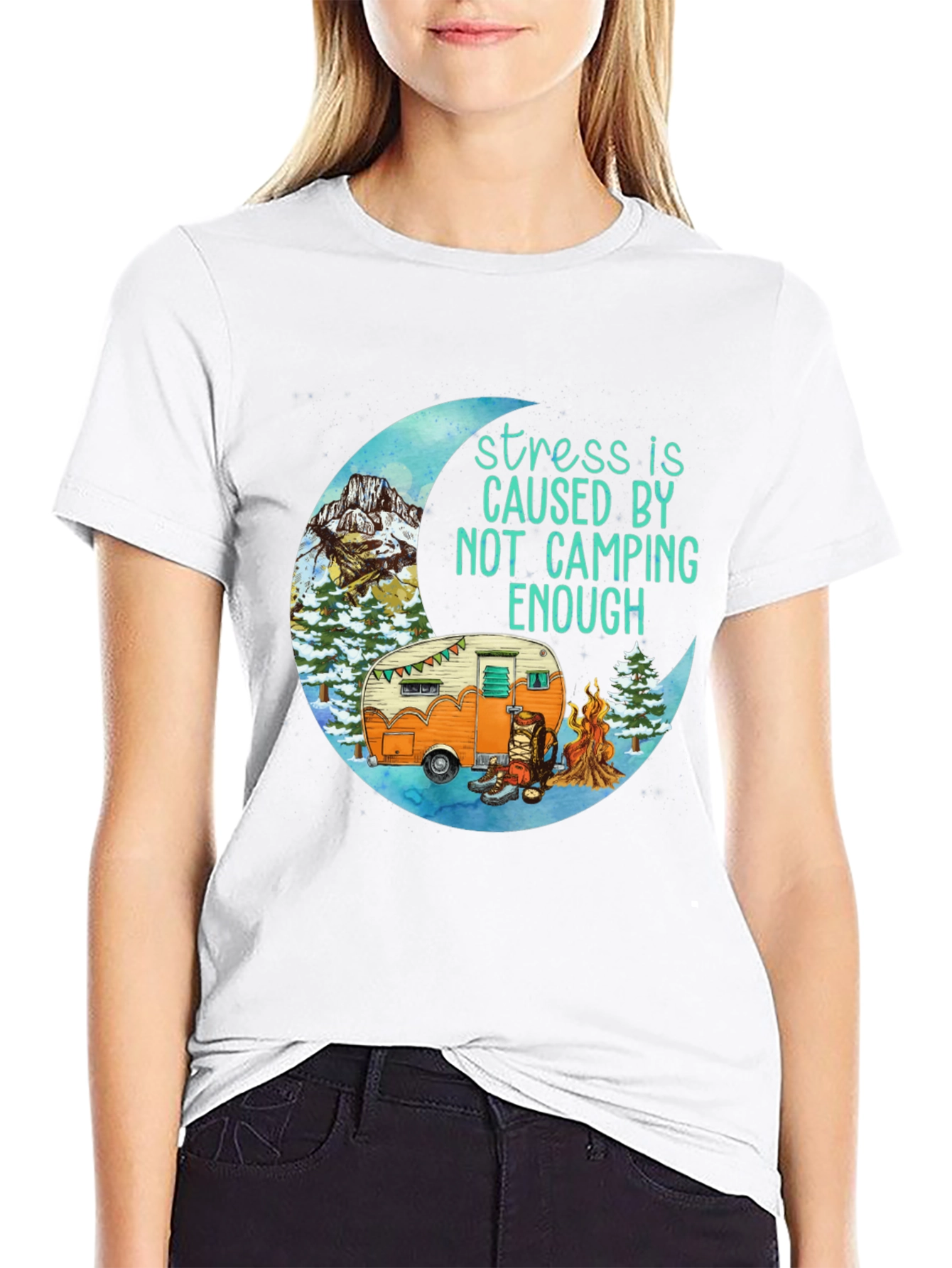 Camping Stress Relief T-Shirt - 9