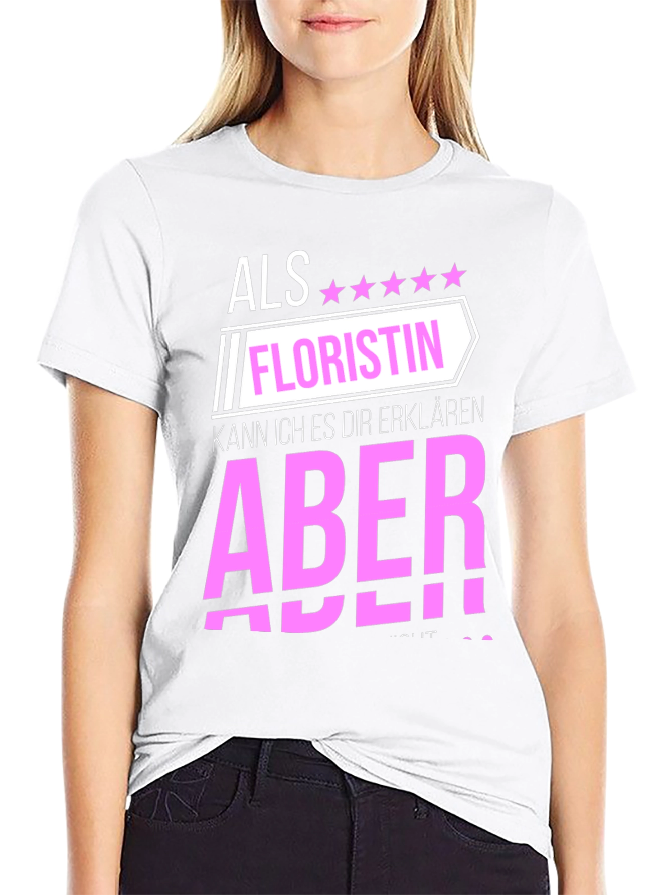 Black Florist T-Shirt: Als Floristin, Aber! view 9