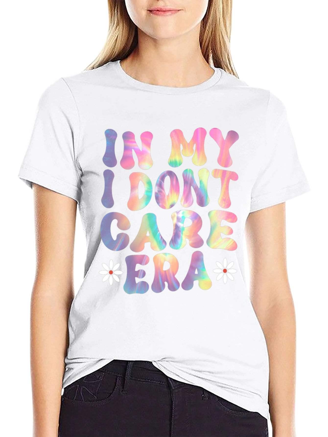 Black In My I Don't Care Era Tee view 9