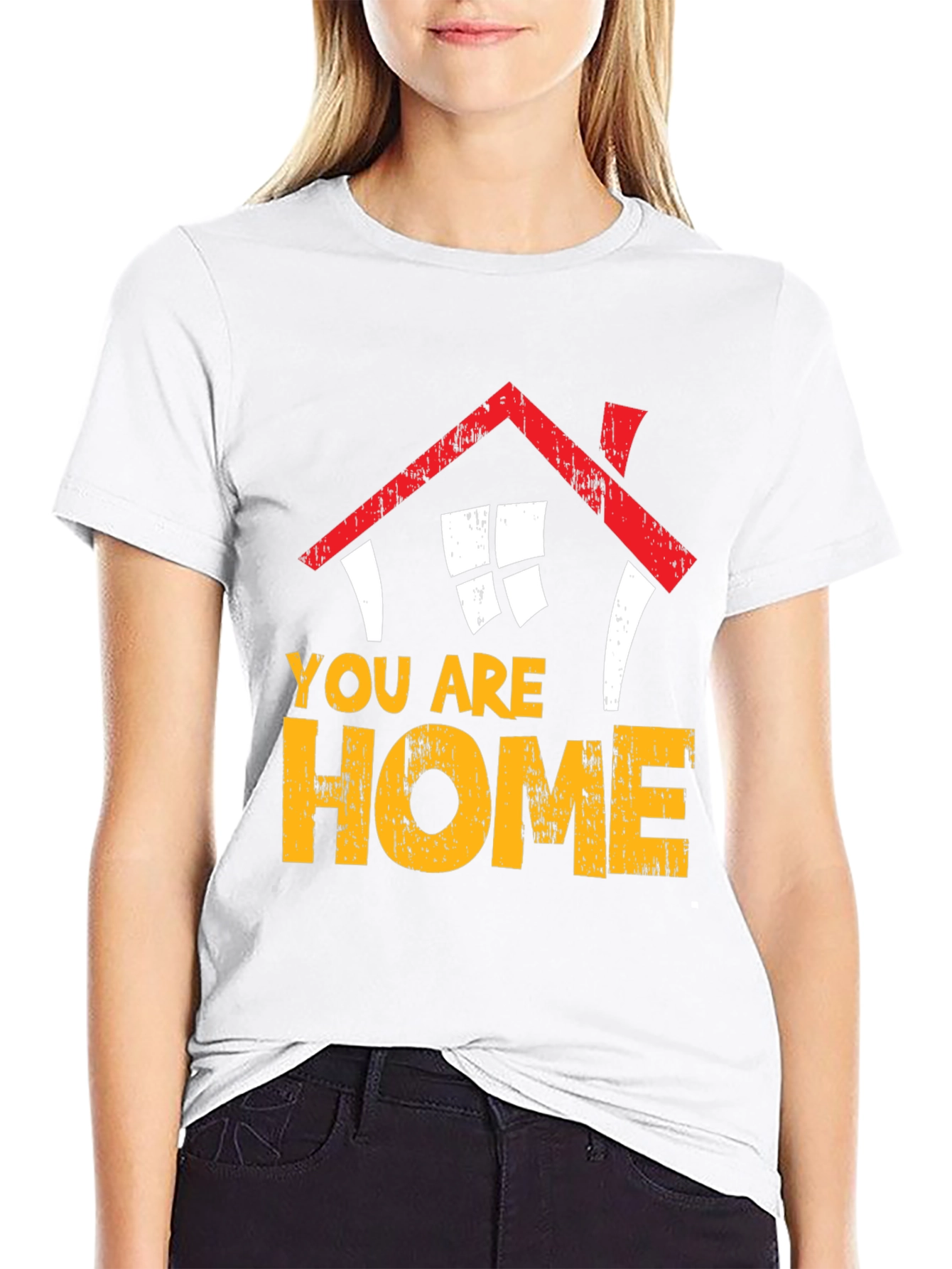 Black You Are Home Graphic Tee view 9