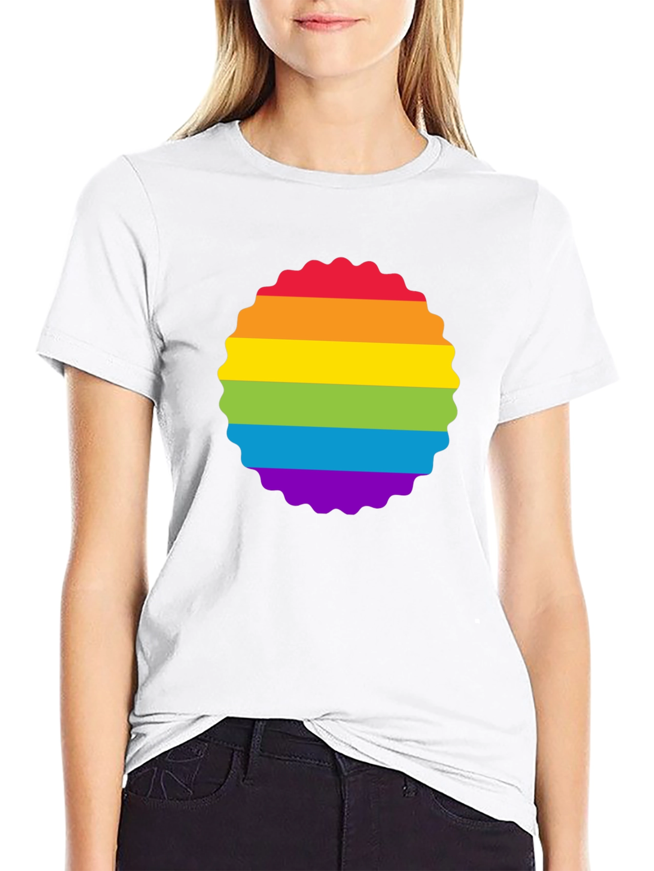 Rainbow Pride T-Shirt - Colorful Graphic Tee - 9