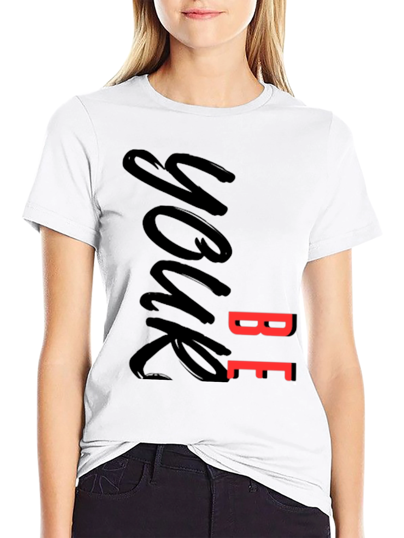 Black Be Your Own Kind of Awesome T-Shirt view 9