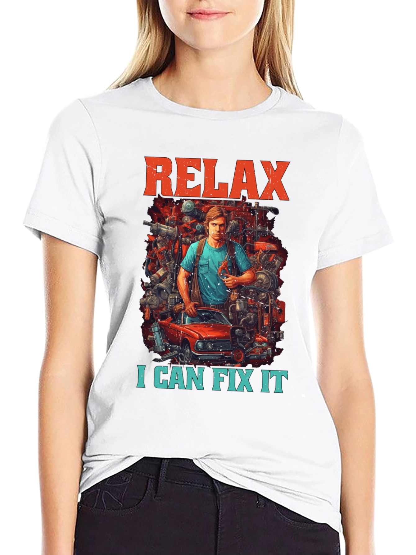 Relax I Can Fix It Graphic T-Shirt - 9
