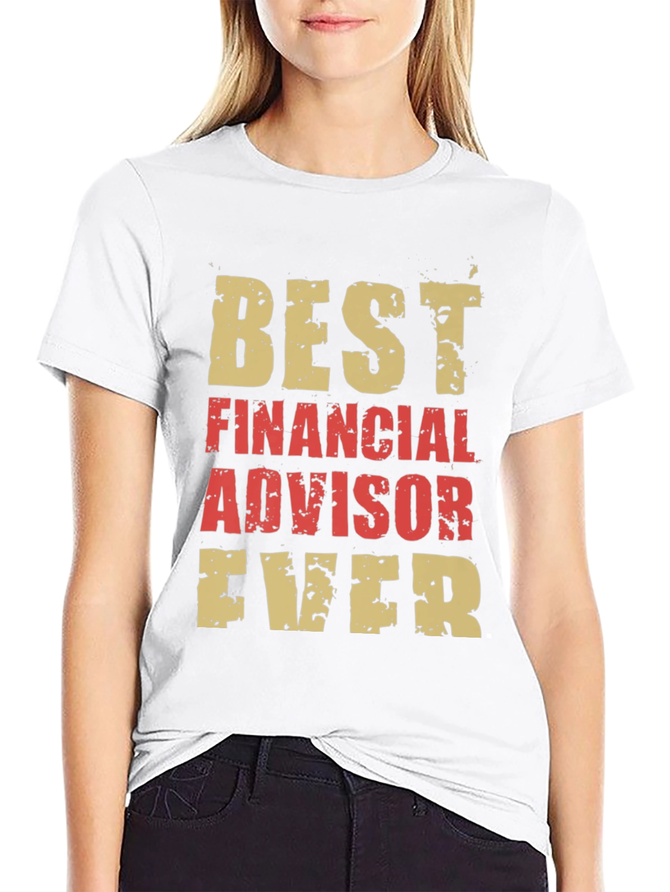 Black Best Financial Advisor Ever T-Shirt view 9