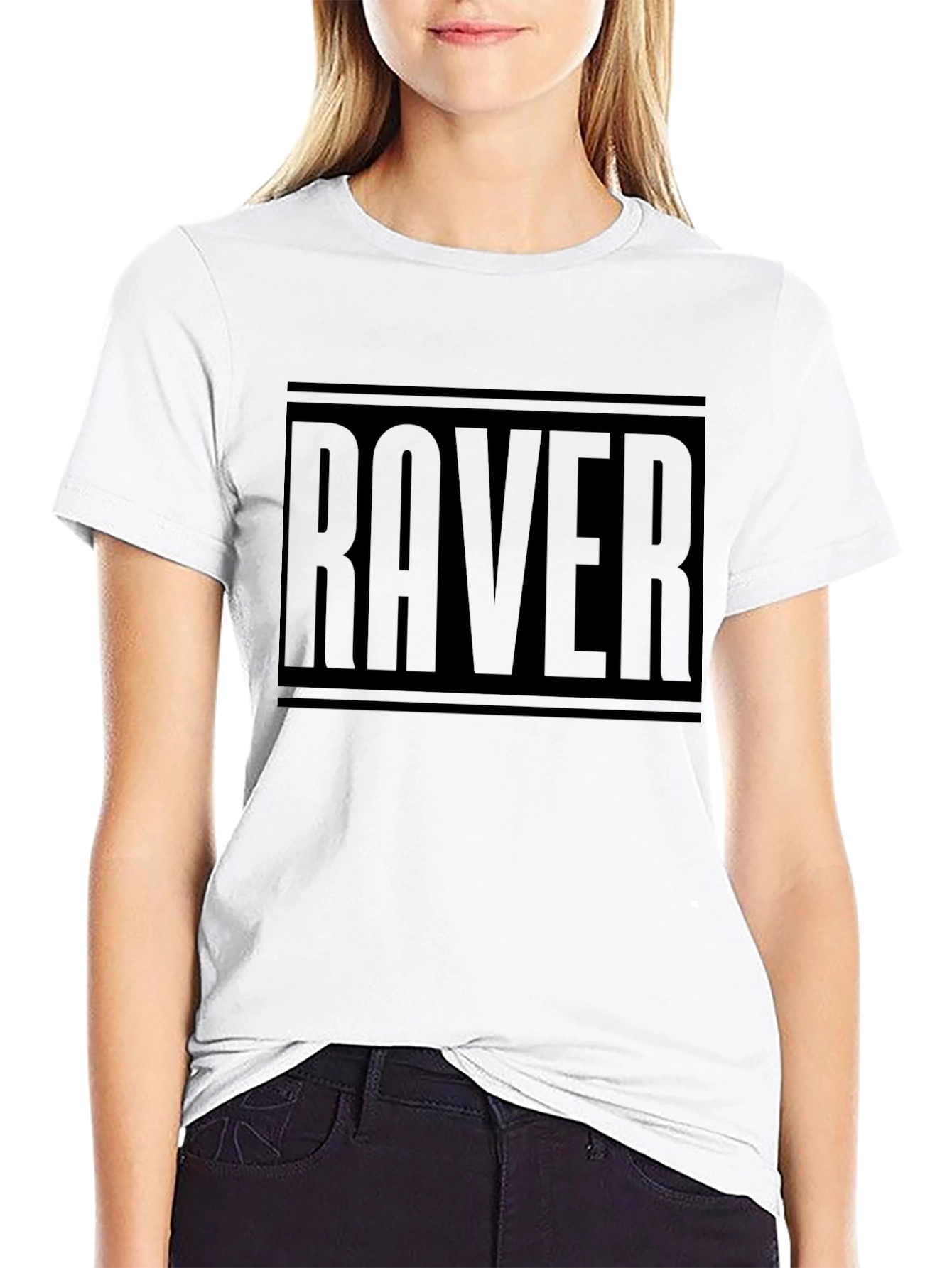 Black Rover Graphic Tee - Black Cotton Blend view 9