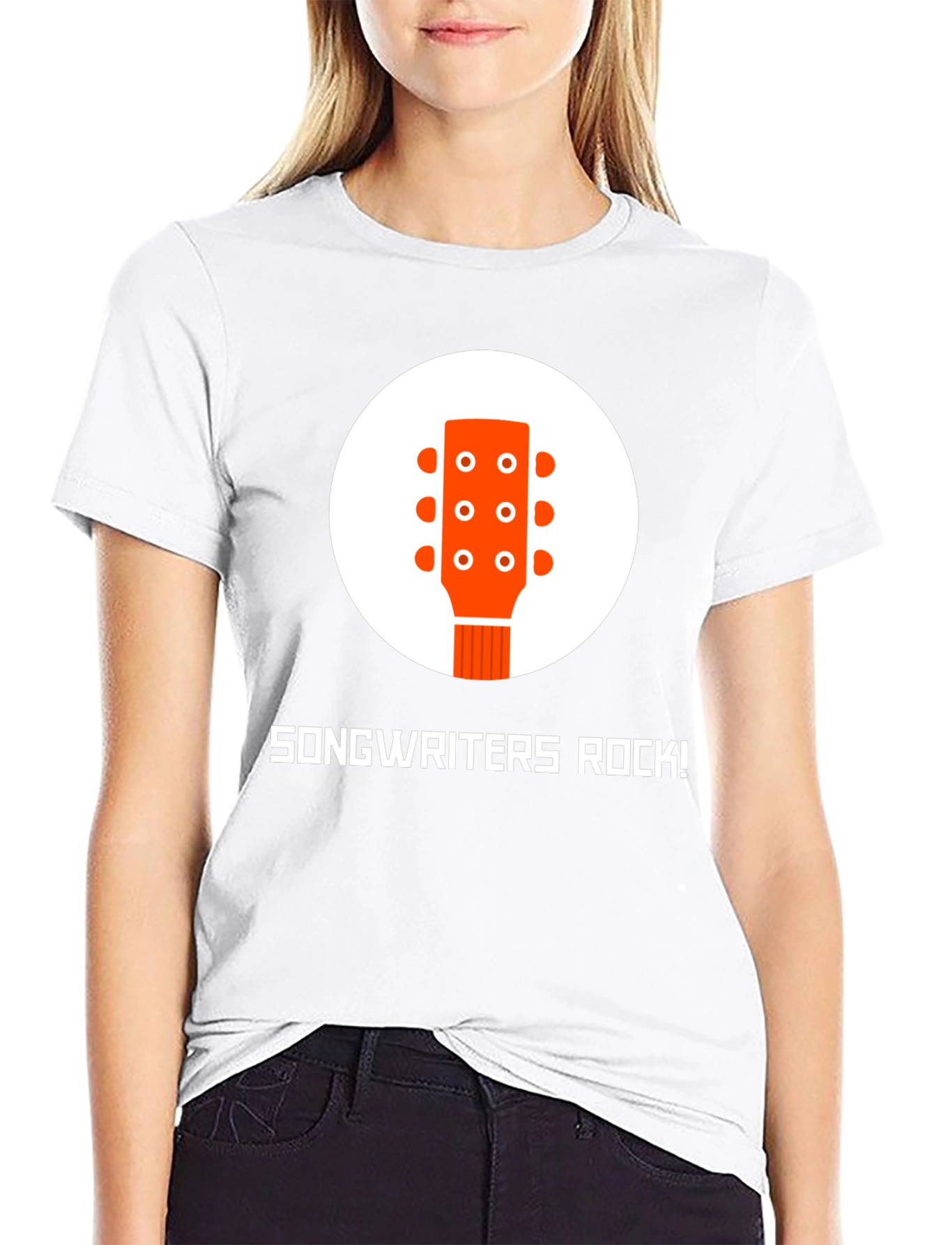 Black Songwriters Rock T-Shirt - Music Lover Tee view 9