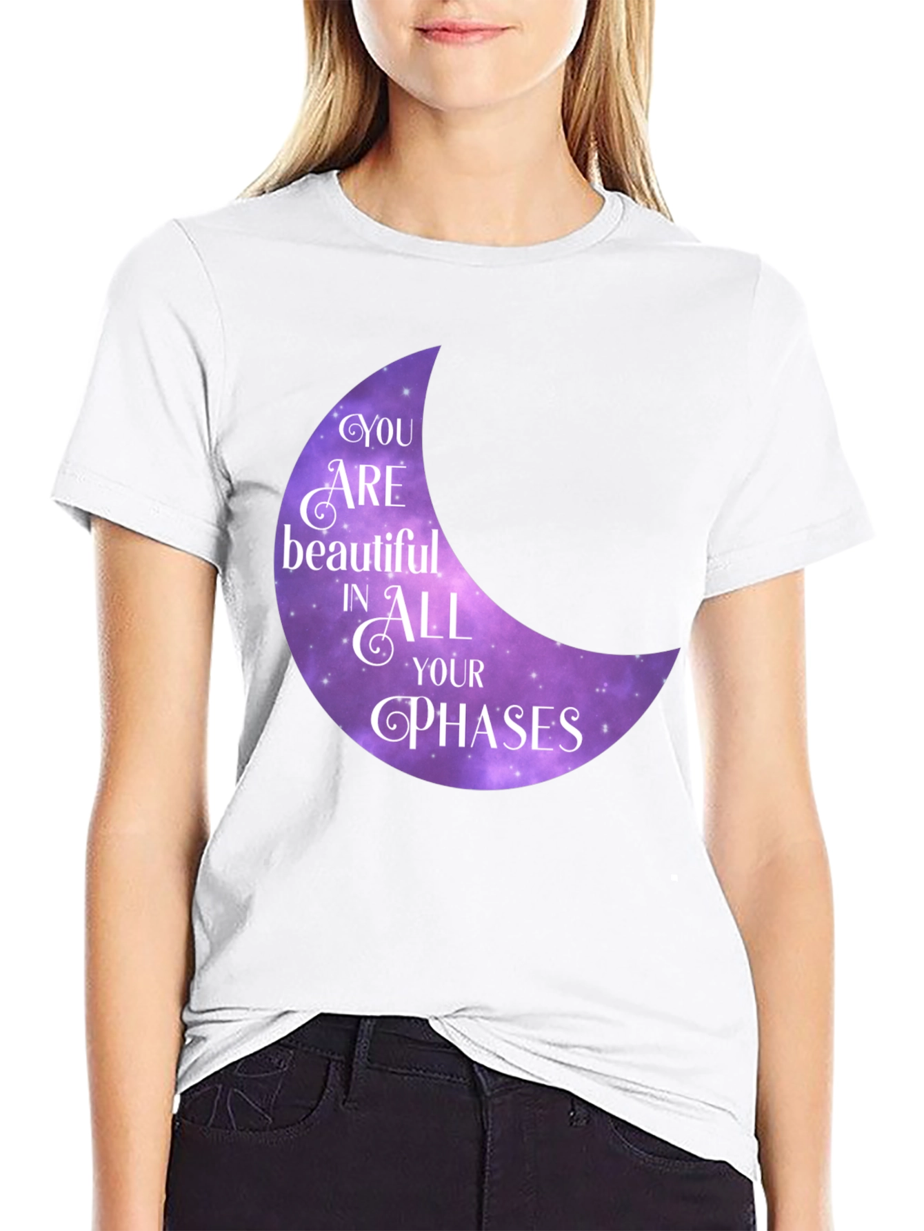 Black You Are Beautiful in All Your Phases T-Shirt view 9