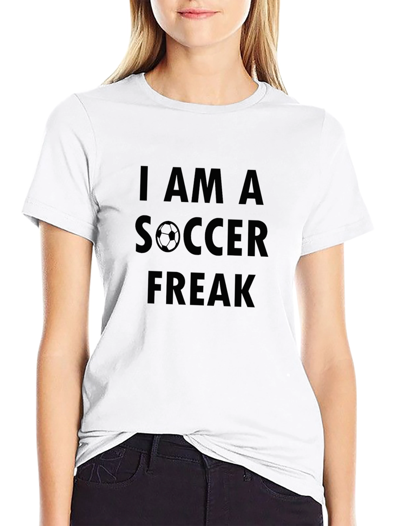 Black Soccer Freak Graphic Tee - Black Short Sleeve view 9