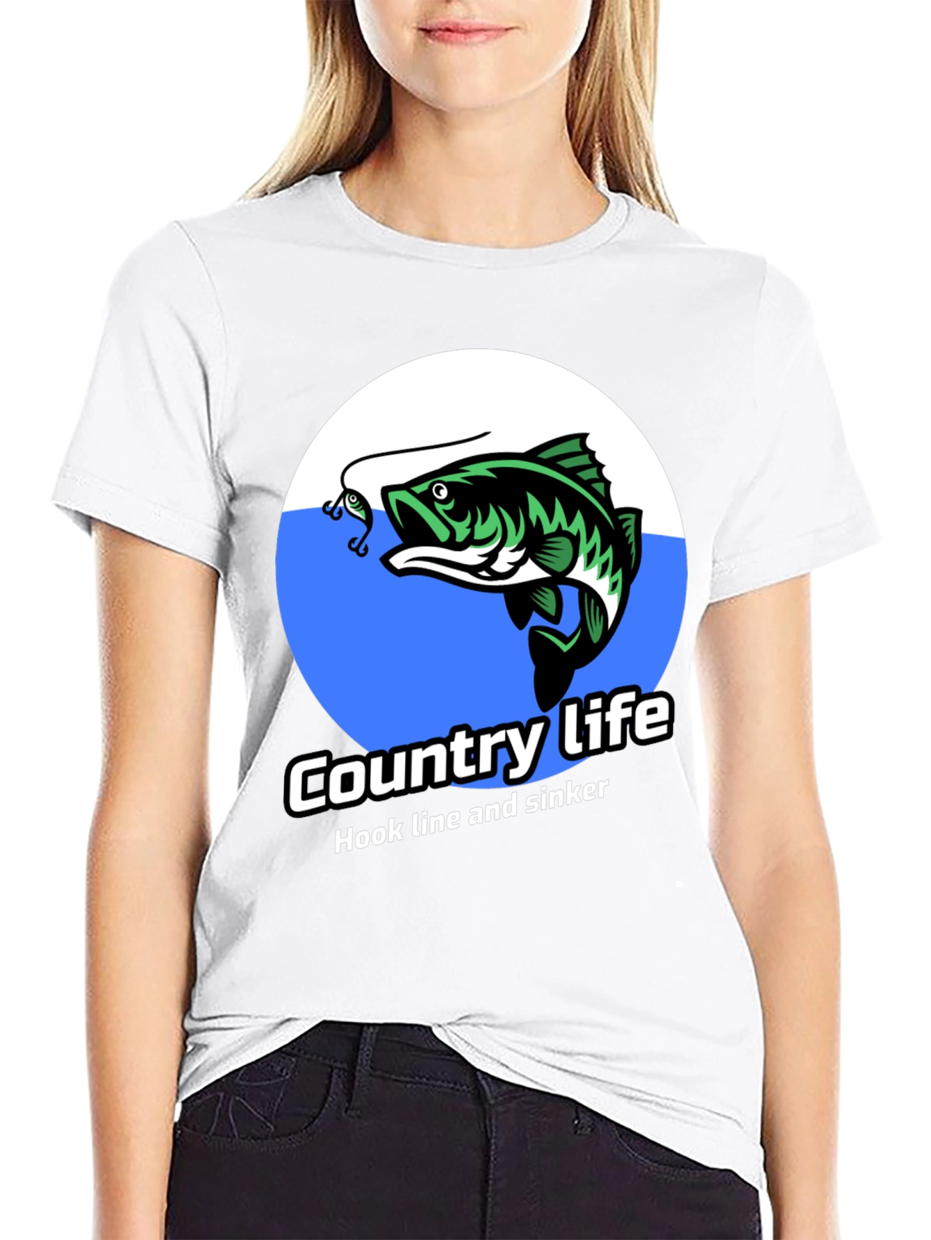 Black Country Life Bass Fishing T-Shirt view 9