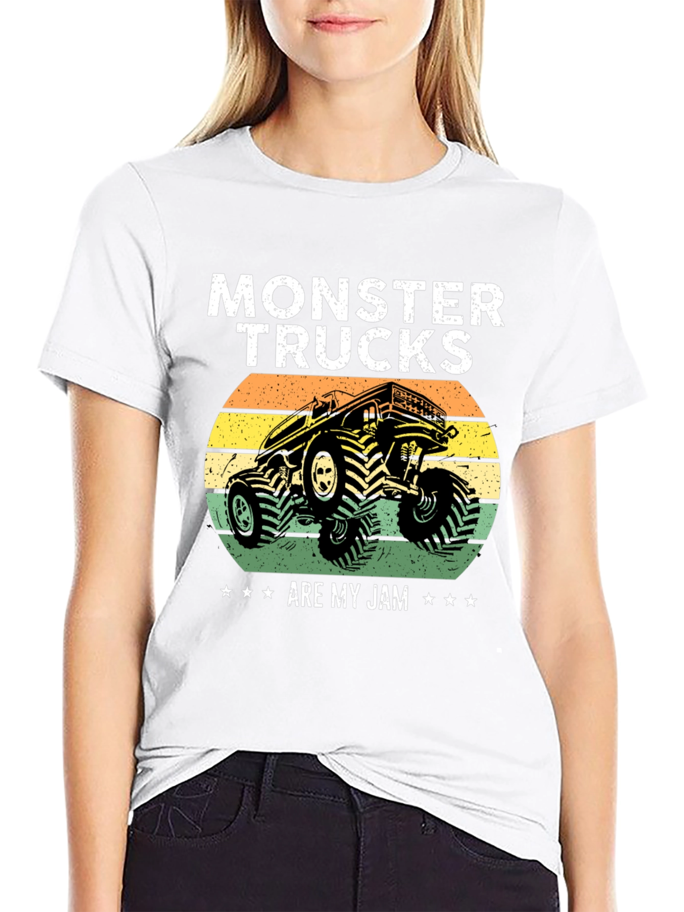 Black Monster Truck Graphic Tee view 9