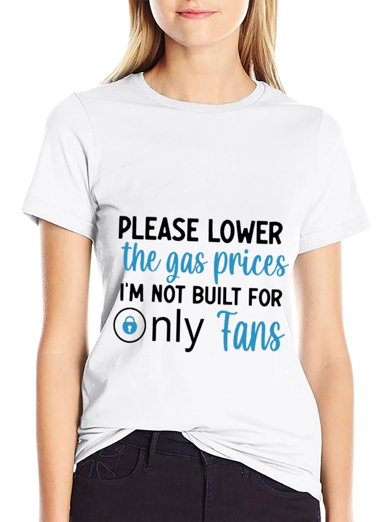 Black Funny Gas Price T-Shirt: Only Fans view 9