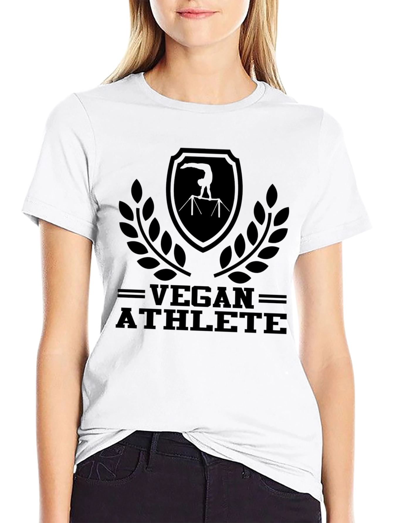 Vegan Athlete Gymnast T-Shirt - 9