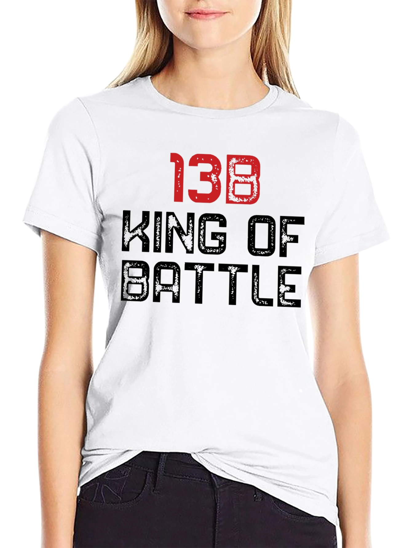 Black King of Battle T-Shirt view 9