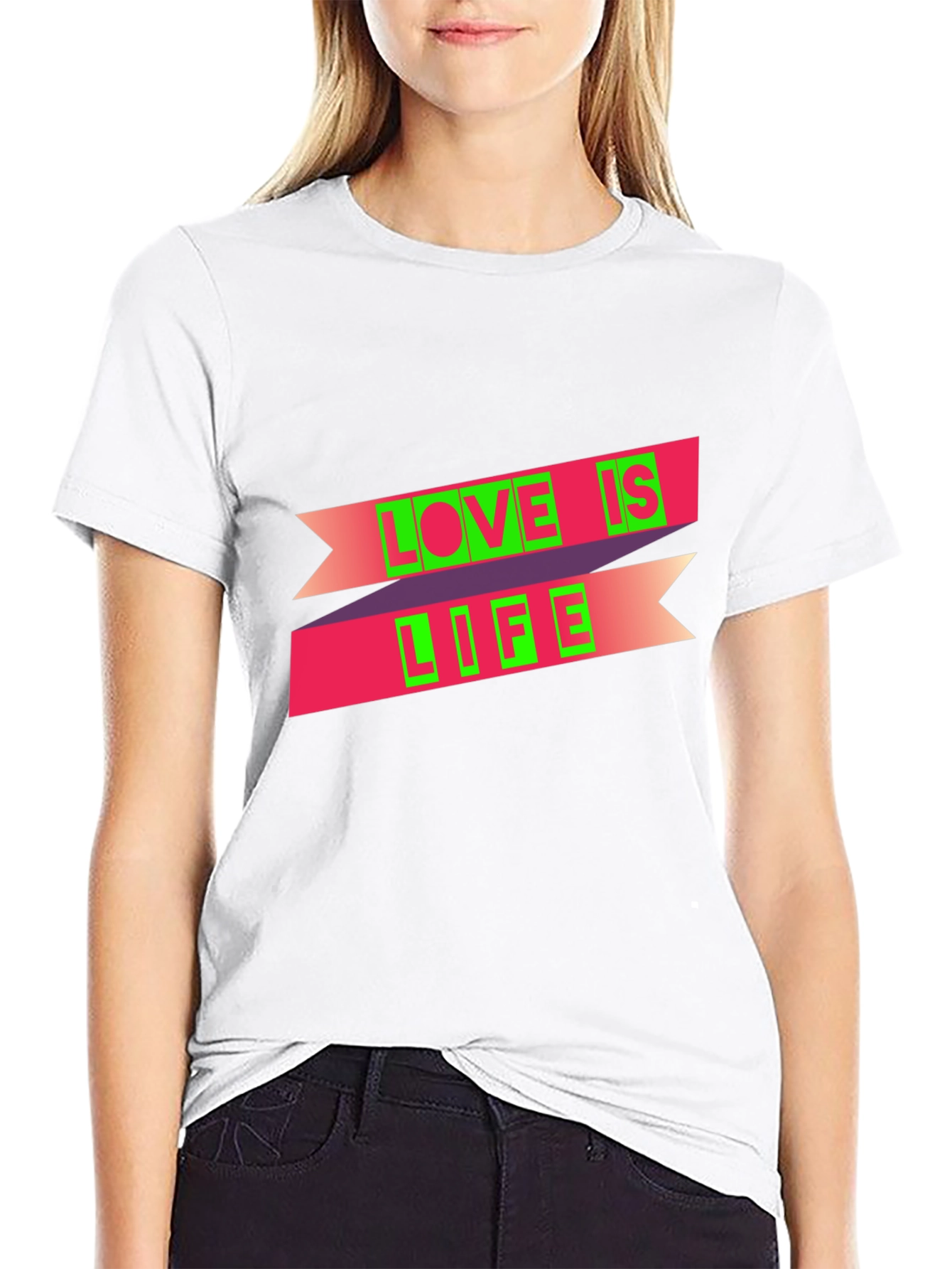 Black Love is Life Graphic Tee - Black view 9