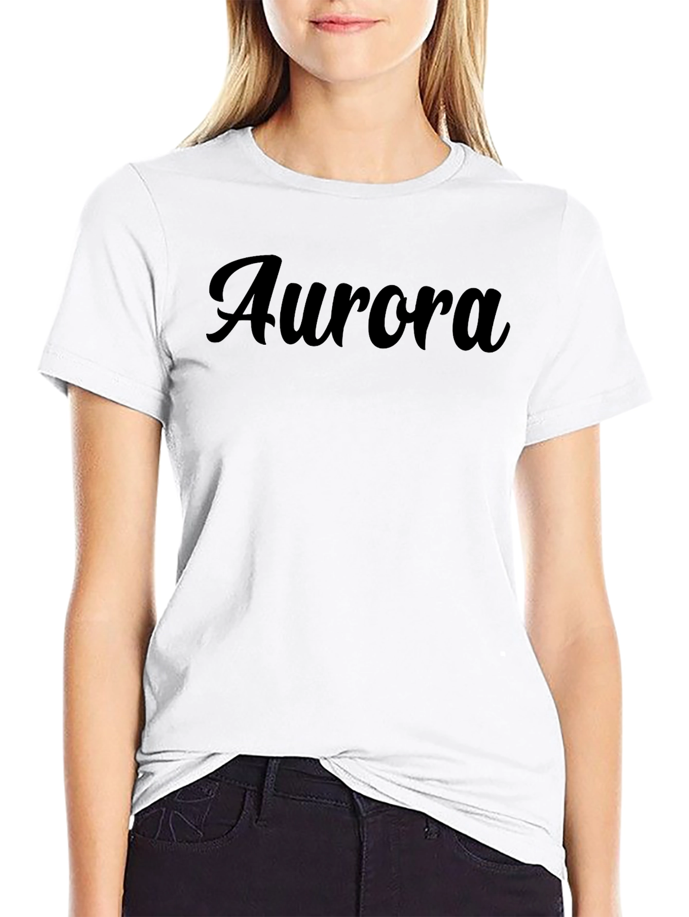 Black Aurora Black Tee - Stylish & Comfortable view 9