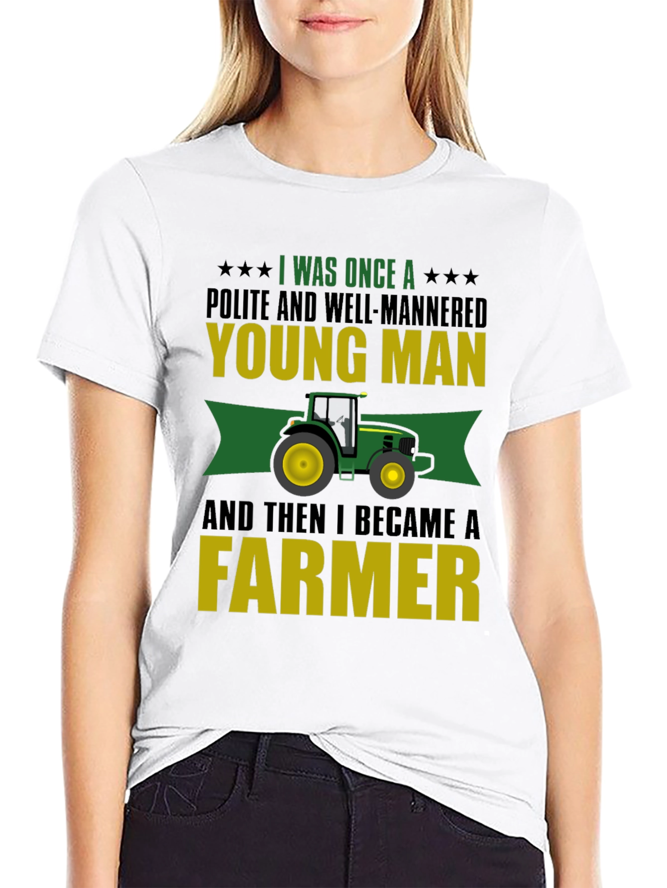 Farmer T-Shirt: Young Man to Farmer Tee - 9