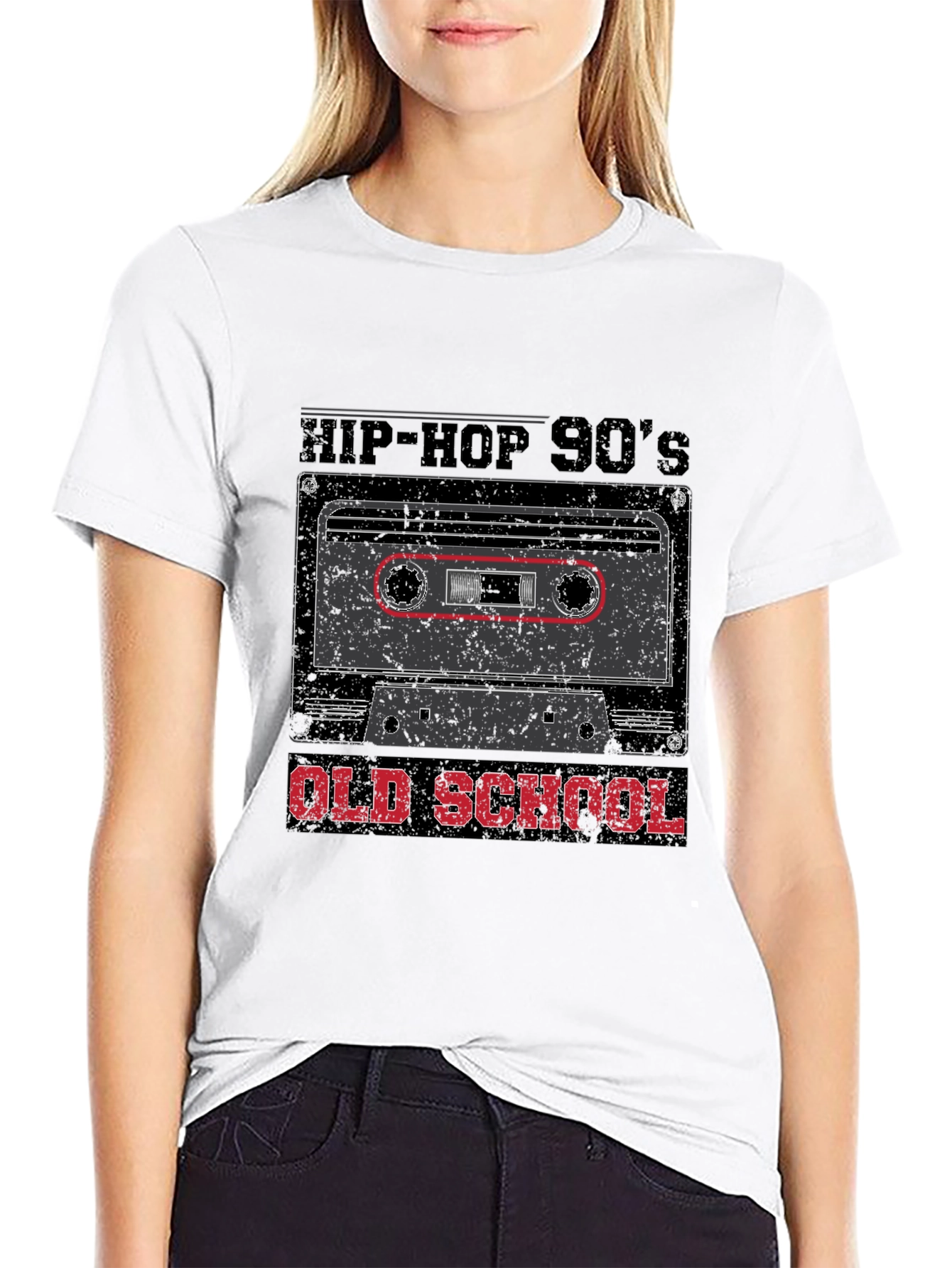 Black Hip-Hop 90's Old School Graphic T-Shirt view 9