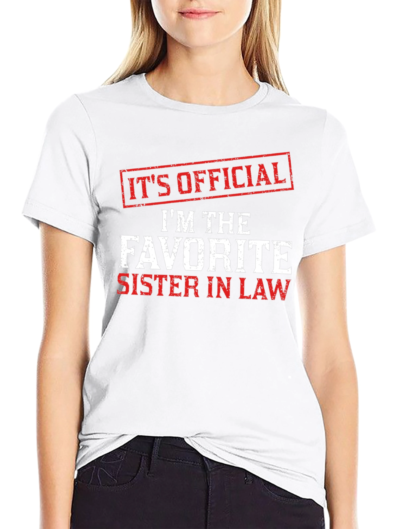 Black Favorite Sister-in-Law Graphic T-Shirt view 9