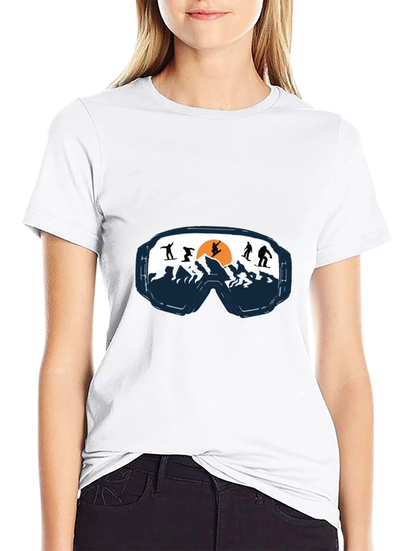 Ski Goggles Graphic Tee - Mountain Adventure Shirt - 9