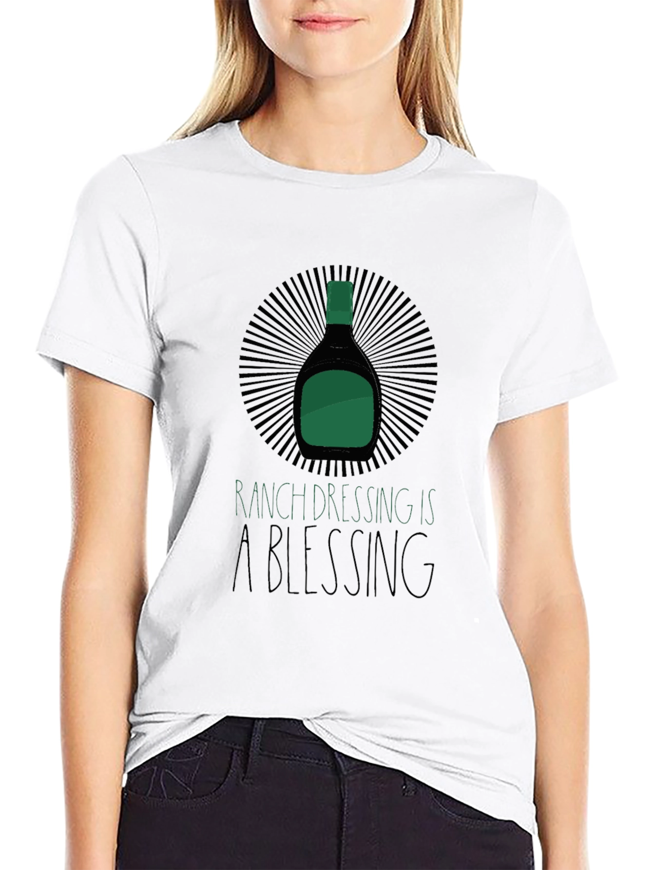 Black Ranch Dressing is a Blessing Graphic Tee view 9