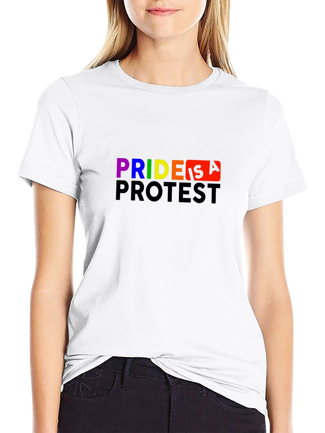 Pride is a Protest Graphic Tee - Black - 9