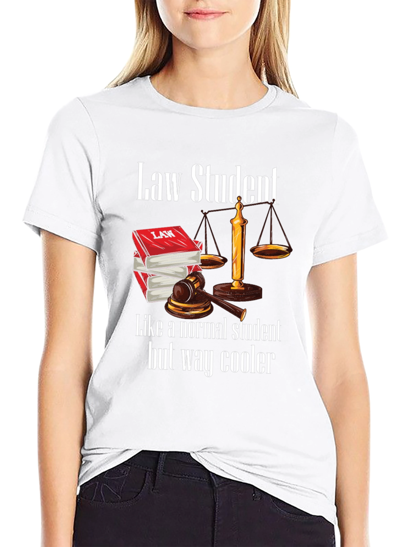 Law Student Novelty Graphic Tee - 9