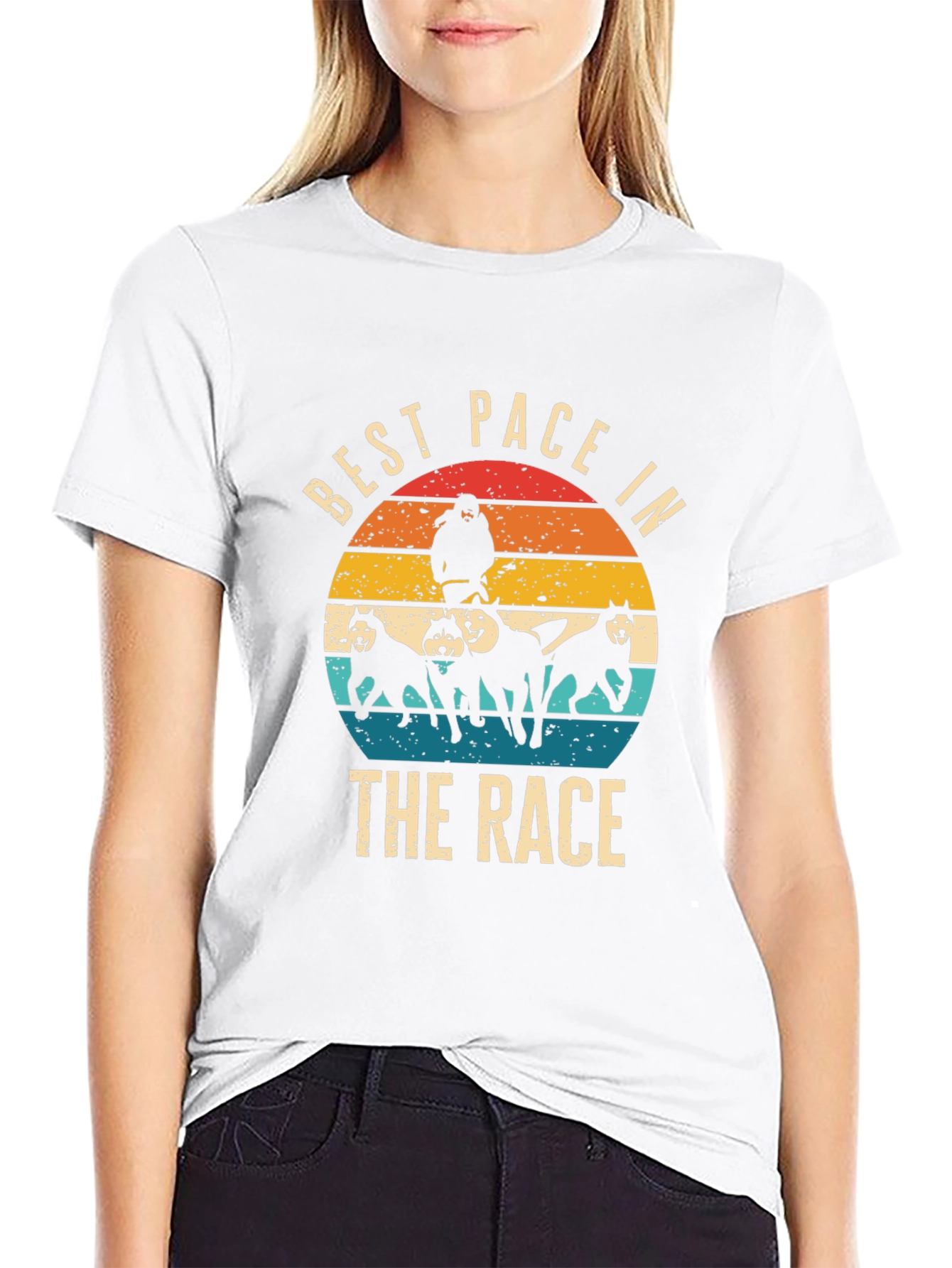 Black Best Pace in the Race Black T-Shirt view 9