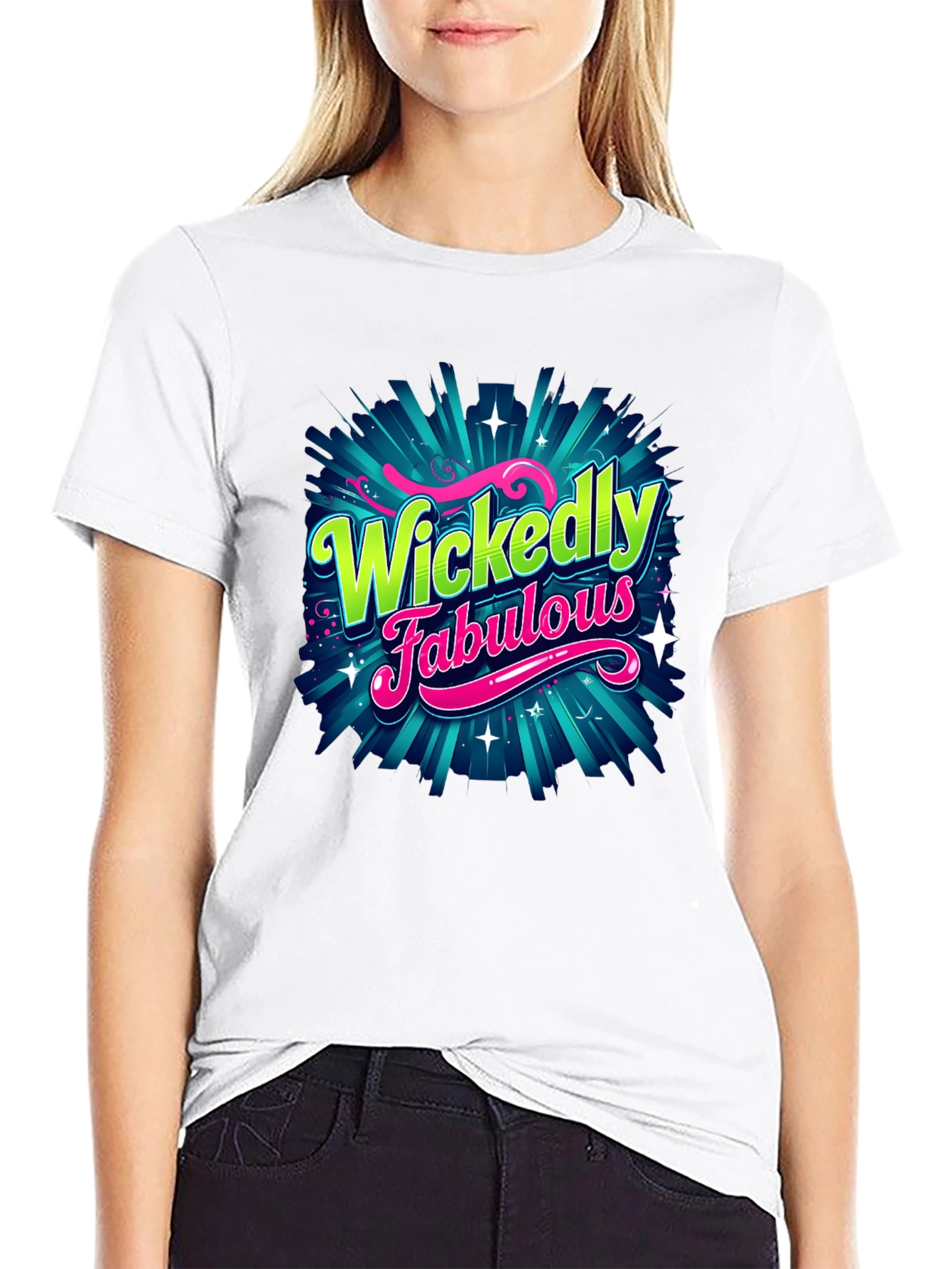 Black Wickedly Fabulous Graphic T-Shirt view 9