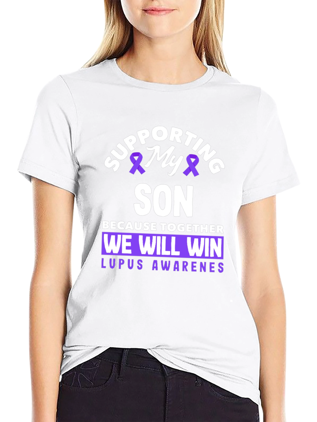 Supporting My Son Lupus Awareness T-Shirt - 9