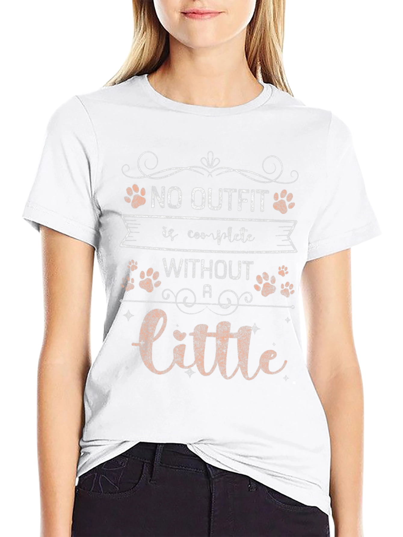 Black Dog Lover T-Shirt: "No Outfit Is Complete Without A Little..." view 9