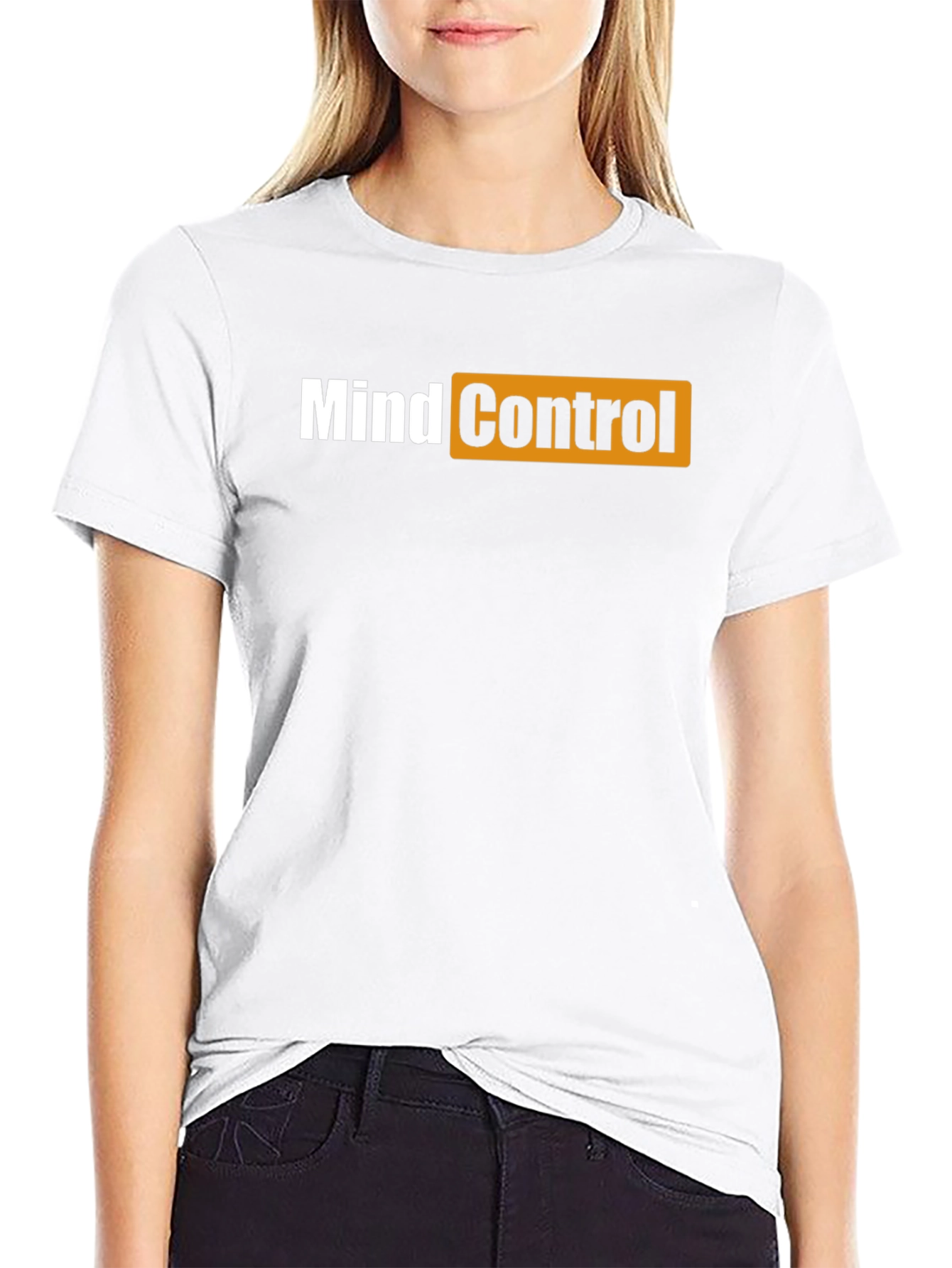 Black Mind Control T-Shirt - Adult Humor Tee view 9