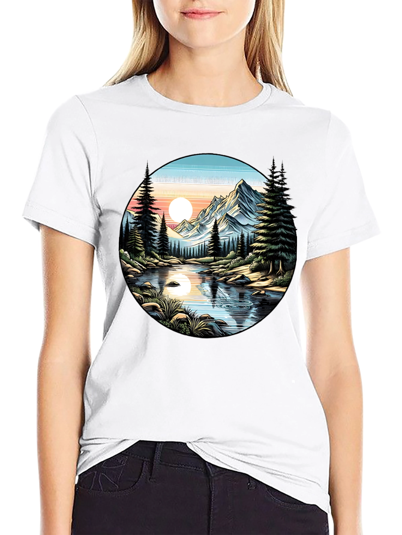 Black Mountain River Graphic Tee view 9