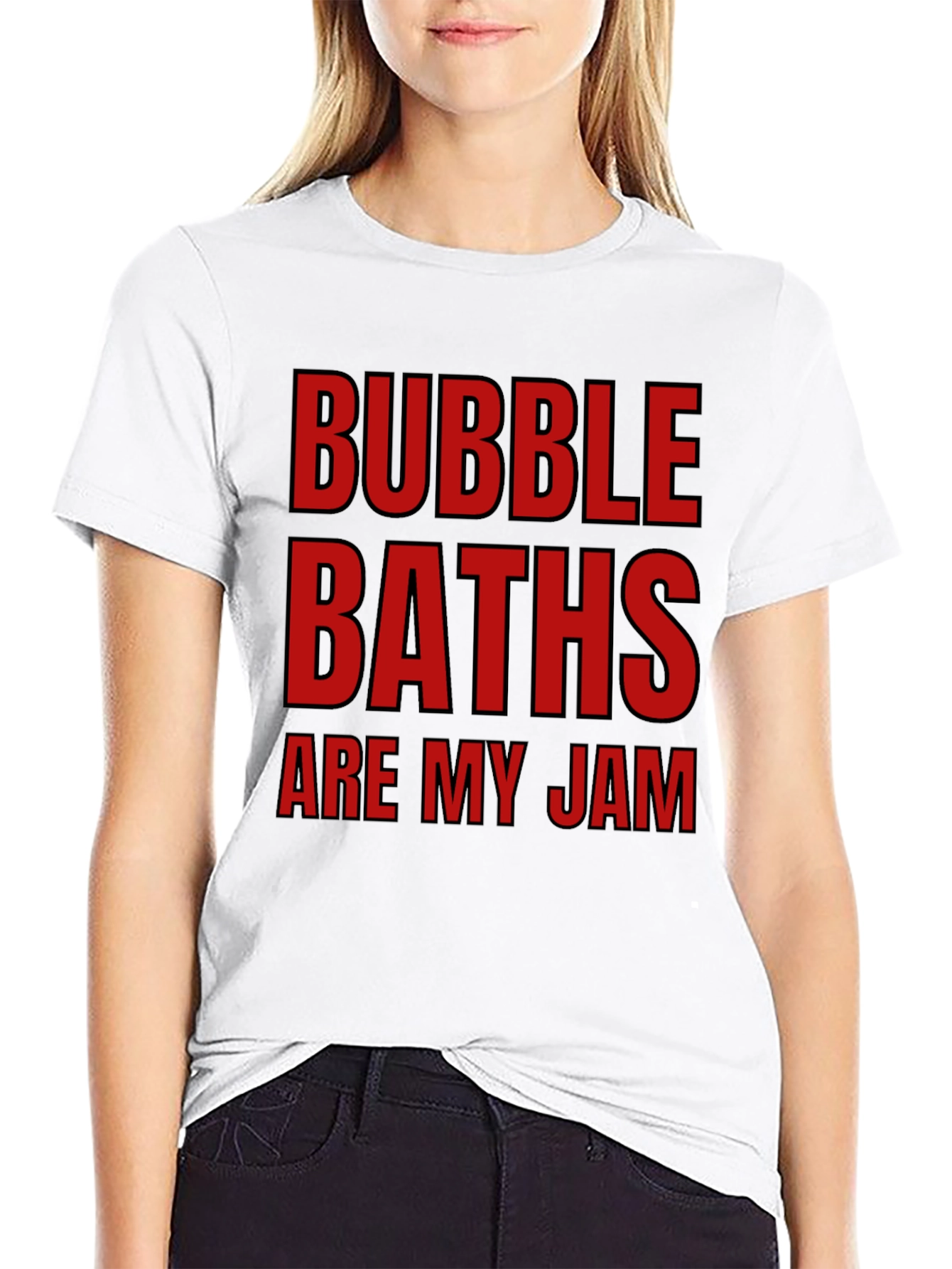 Black Bubble Baths Are My Jam T-Shirt Funny Relaxing Novelty Tee view 9