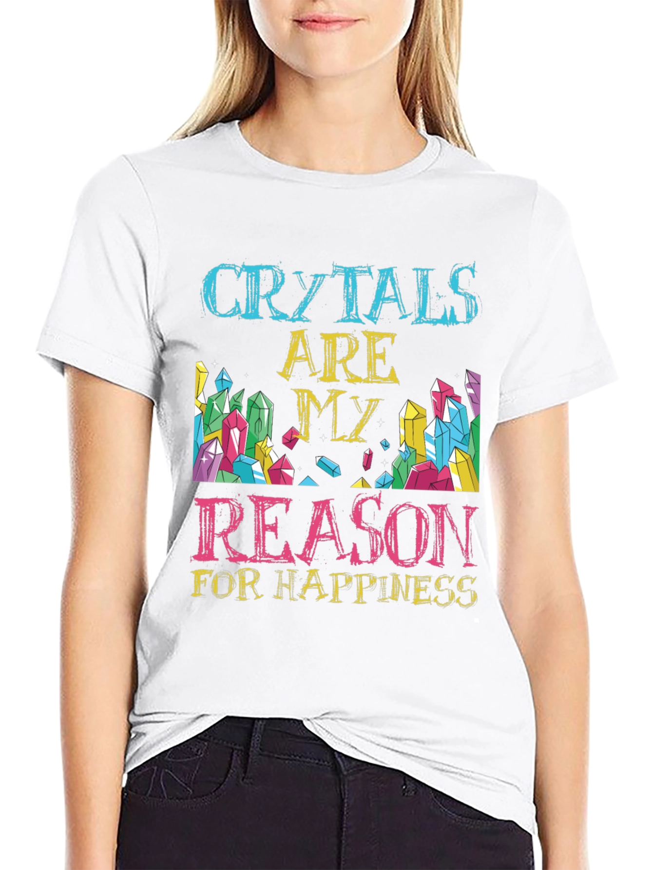 Black Crystals Are My Reason T-Shirt view 9