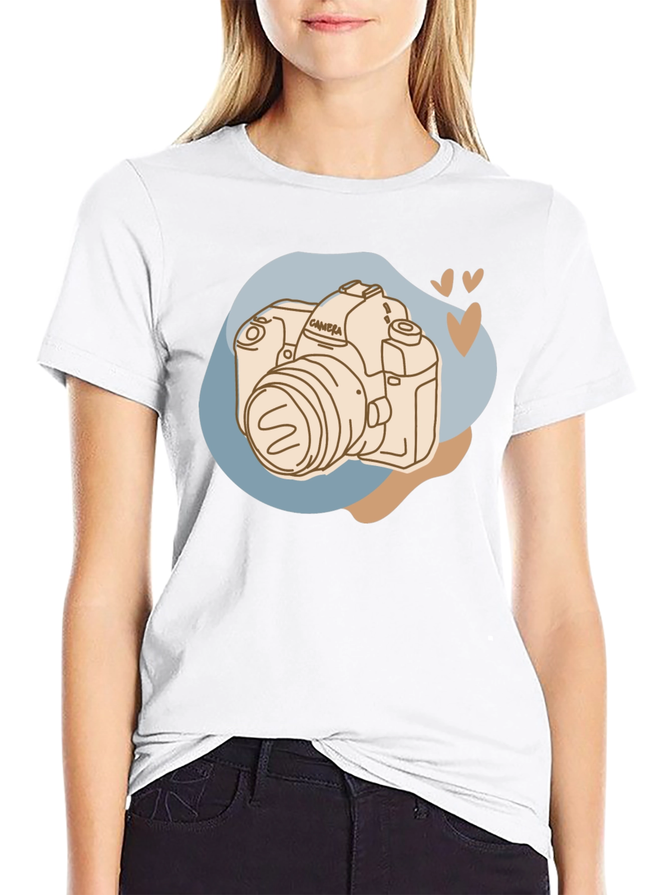 Black Camera Graphic Tee - Stylish Photography Lover T-Shirt view 9