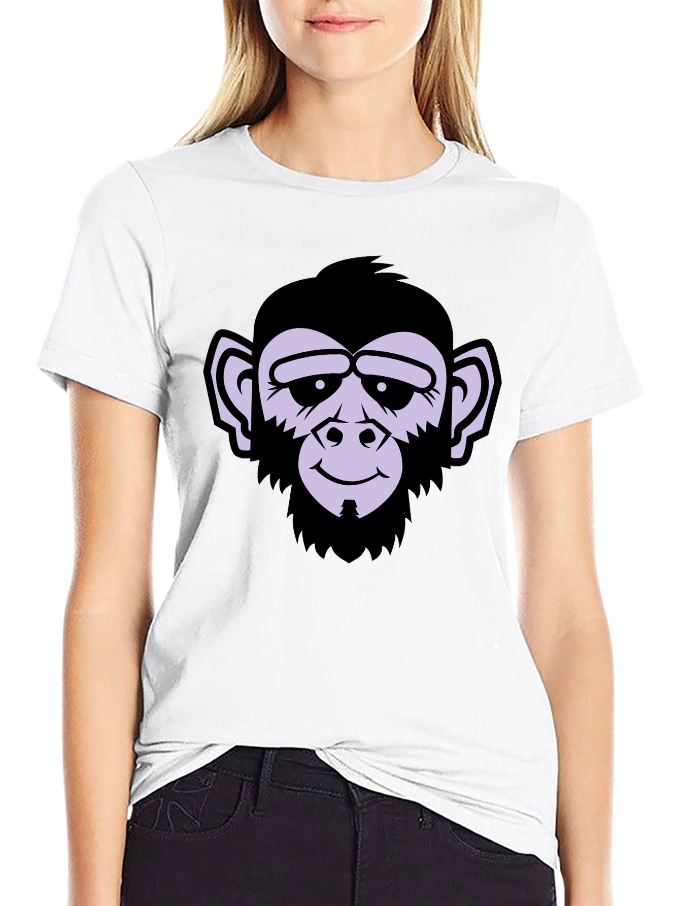 Black Monkey Graphic Tee - Men's Black T-Shirt view 9