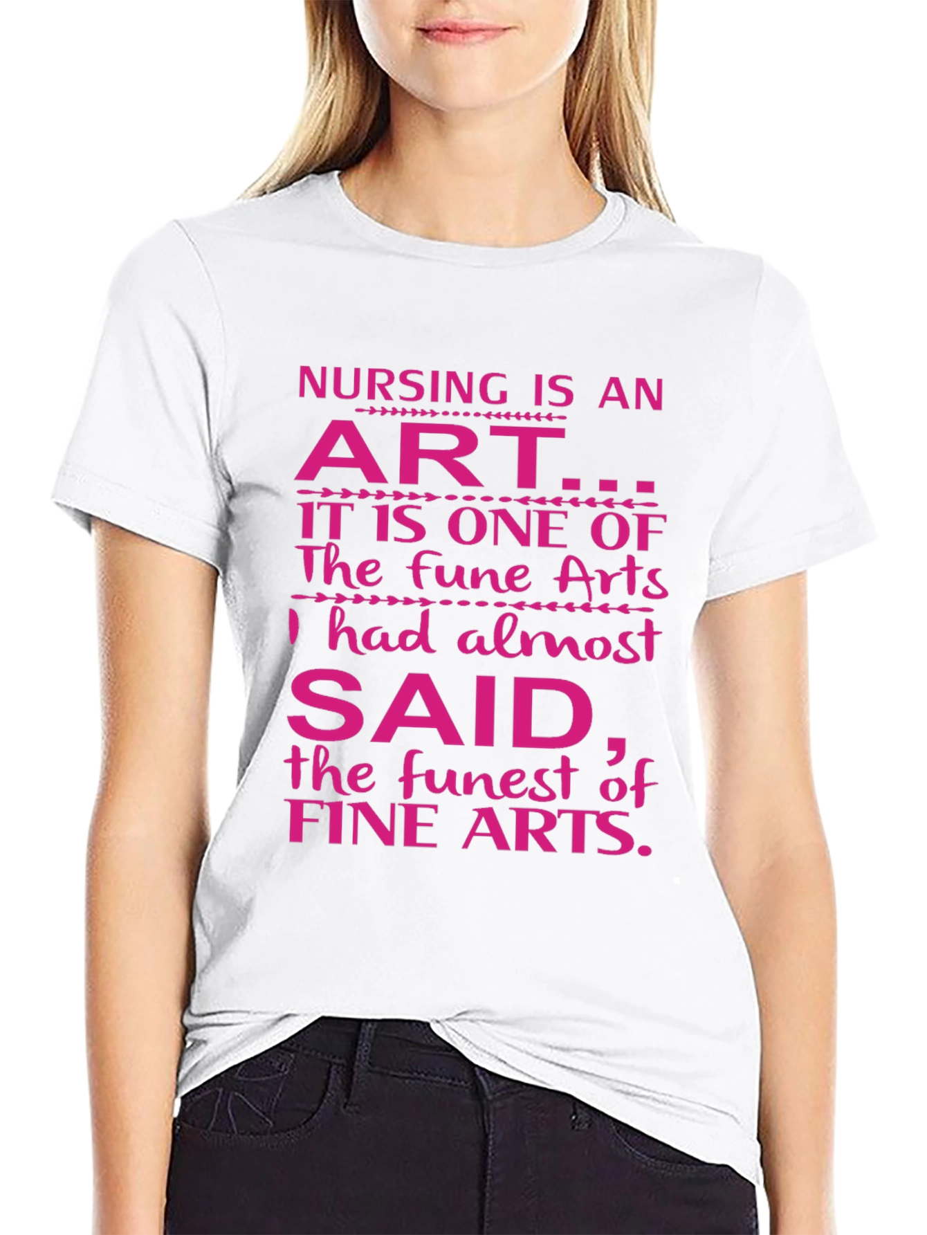 Black Nursing is an Art Graphic Tee view 9